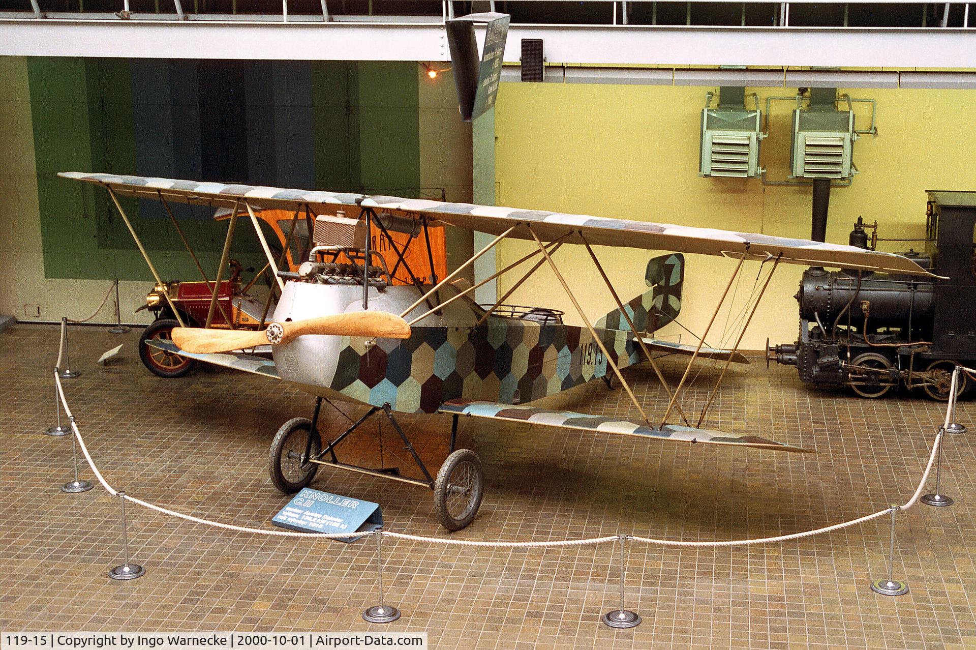 119-15, 1916 Knoller C.ll C/N 15, Knoller C.II at the Narodni Technicke Muzeum, Prague