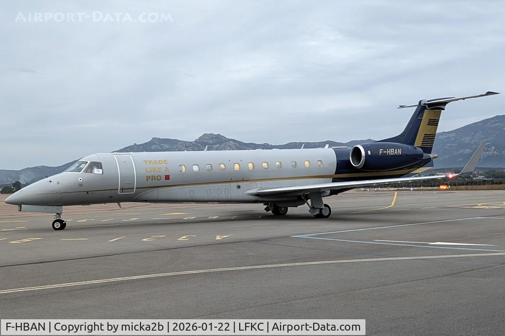 F-HBAN, Embraer ERJ-135BJ Legacy 650 C/N 14501141, Taxiing from Marseille