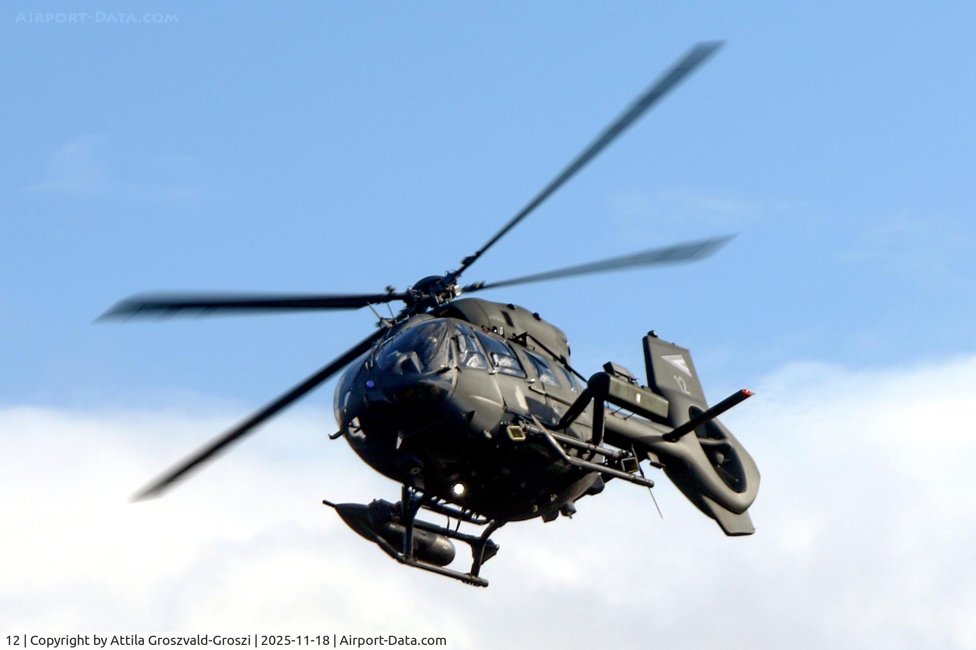 12, 2019 Airbus Helicopters H-145M C/N 20320, Veszprém, Jutas-újmajor, Training base of the Hungarian Air Force.