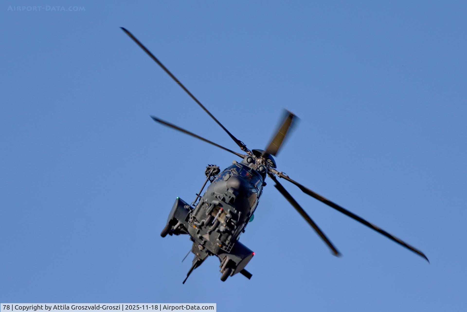 78, 2024 Airbus Helicopters H225M C/N 3141, Veszprém, Jutas-újmajor, Training base of the Hungarian Air Force.