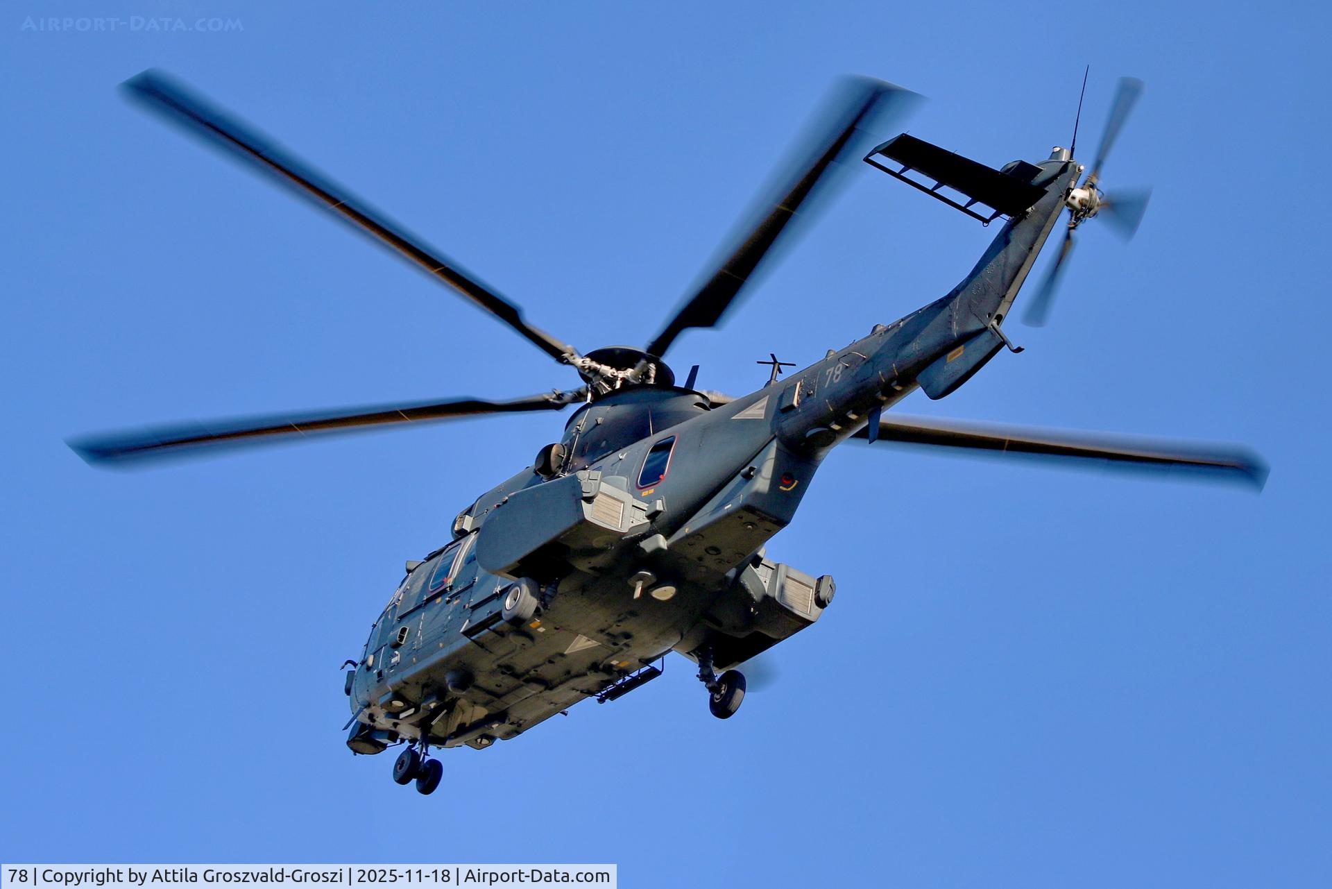 78, 2024 Airbus Helicopters H225M C/N 3141, Veszprém, Jutas-újmajor, Training base of the Hungarian Air Force.