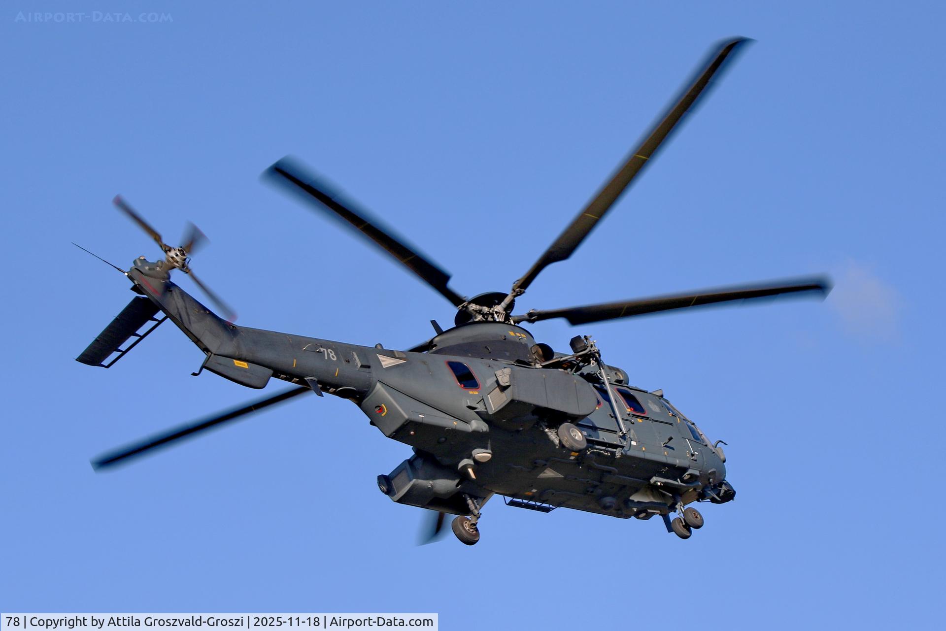 78, 2024 Airbus Helicopters H225M C/N 3141, Veszprém, Jutas-újmajor, Training base of the Hungarian Air Force.