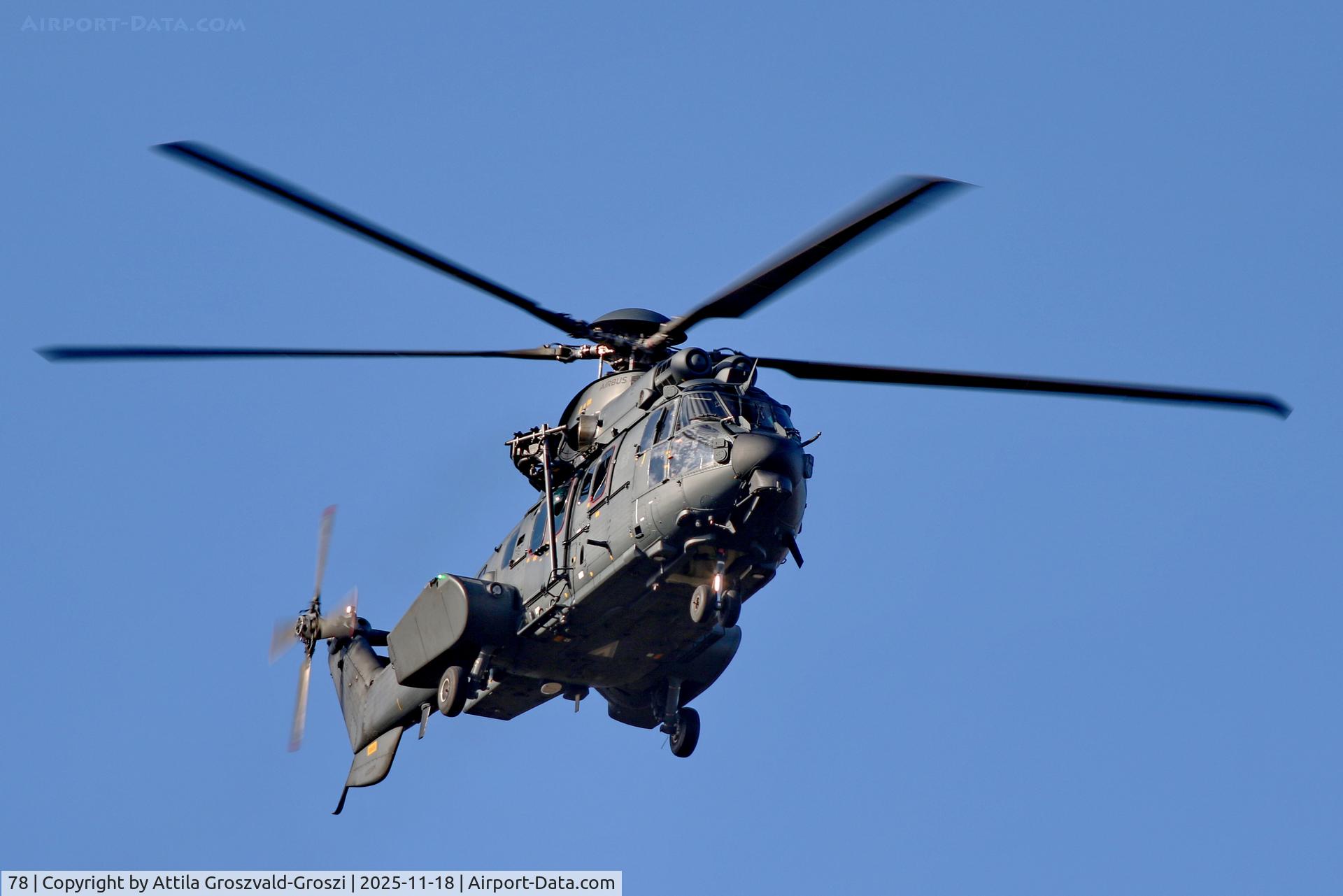 78, 2024 Airbus Helicopters H225M C/N 3141, Veszprém, Jutas-újmajor, Training base of the Hungarian Air Force.