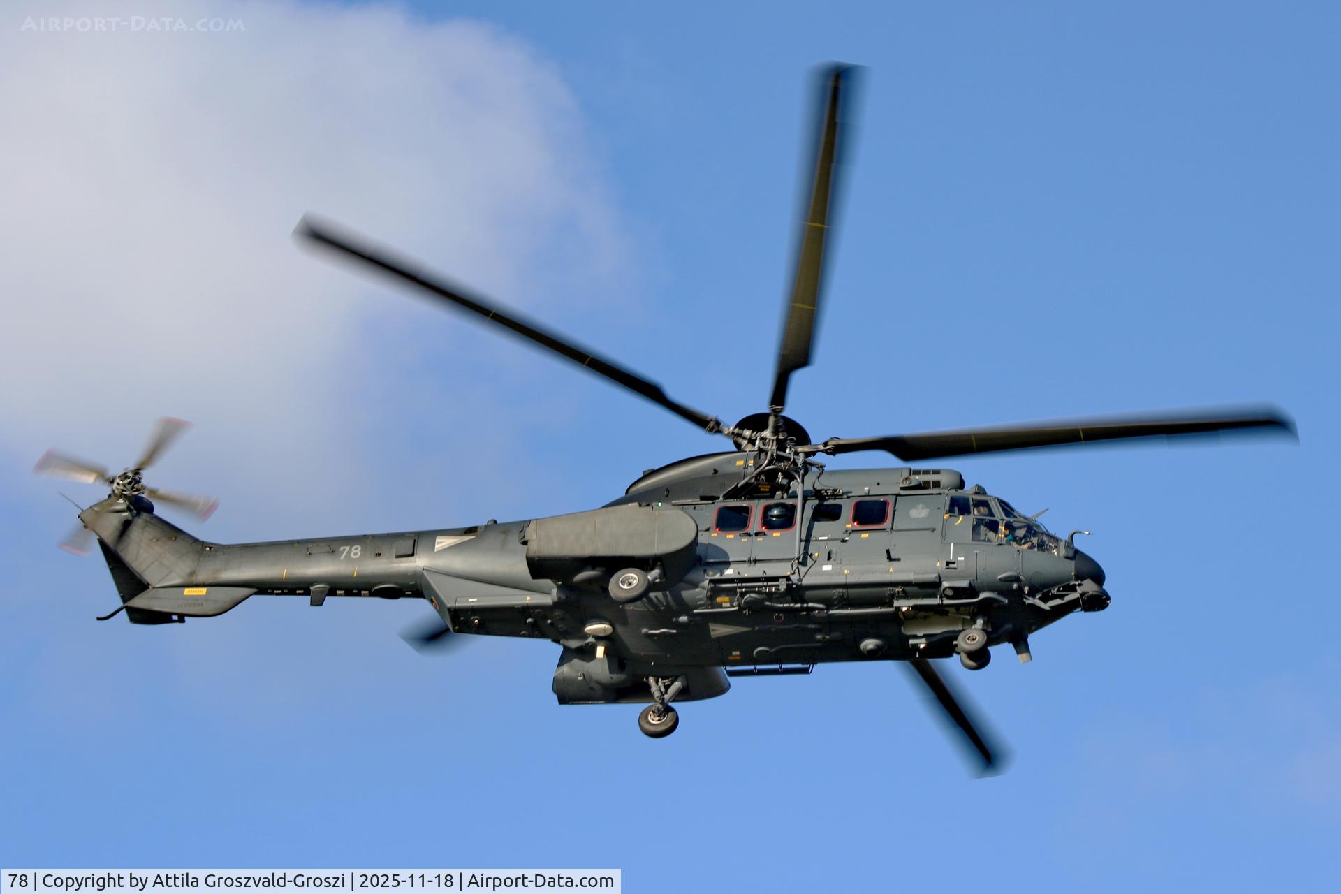 78, 2024 Airbus Helicopters H225M C/N 3141, Veszprém, Jutas-újmajor, Training base of the Hungarian Air Force.
