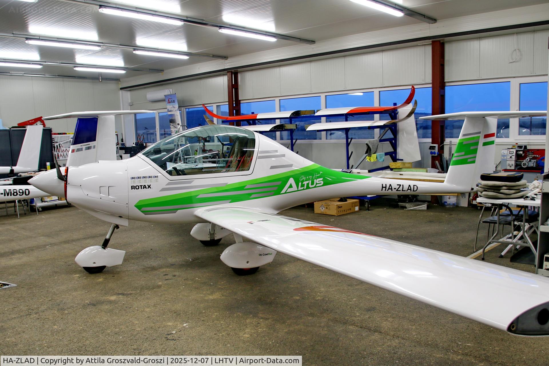 HA-ZLAD, 2025 Altus Aero Altus C/N 003, LHTV - Tótvázsony Airport, Kövesgyürpuszta - Hungary