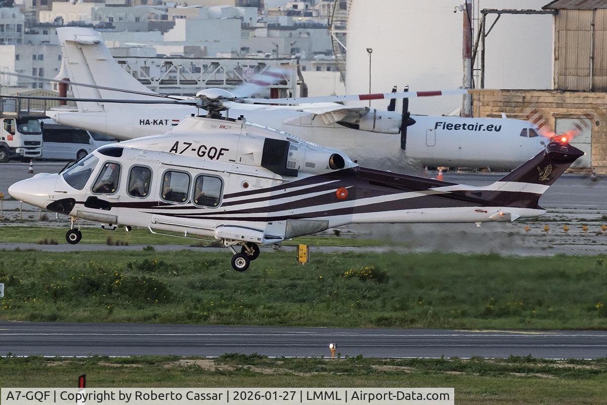 A7-GQF, Agusta-Westland AW139 C/N 32115, Runway 23
