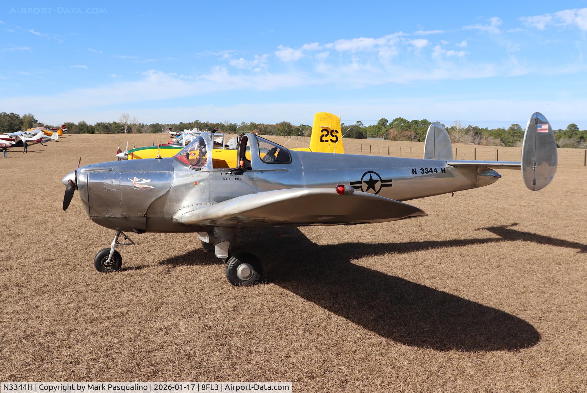 N3344H, 1946 Engineering & Research ERCOUPE 415-C C/N 3969, Ercoupe 415-C
