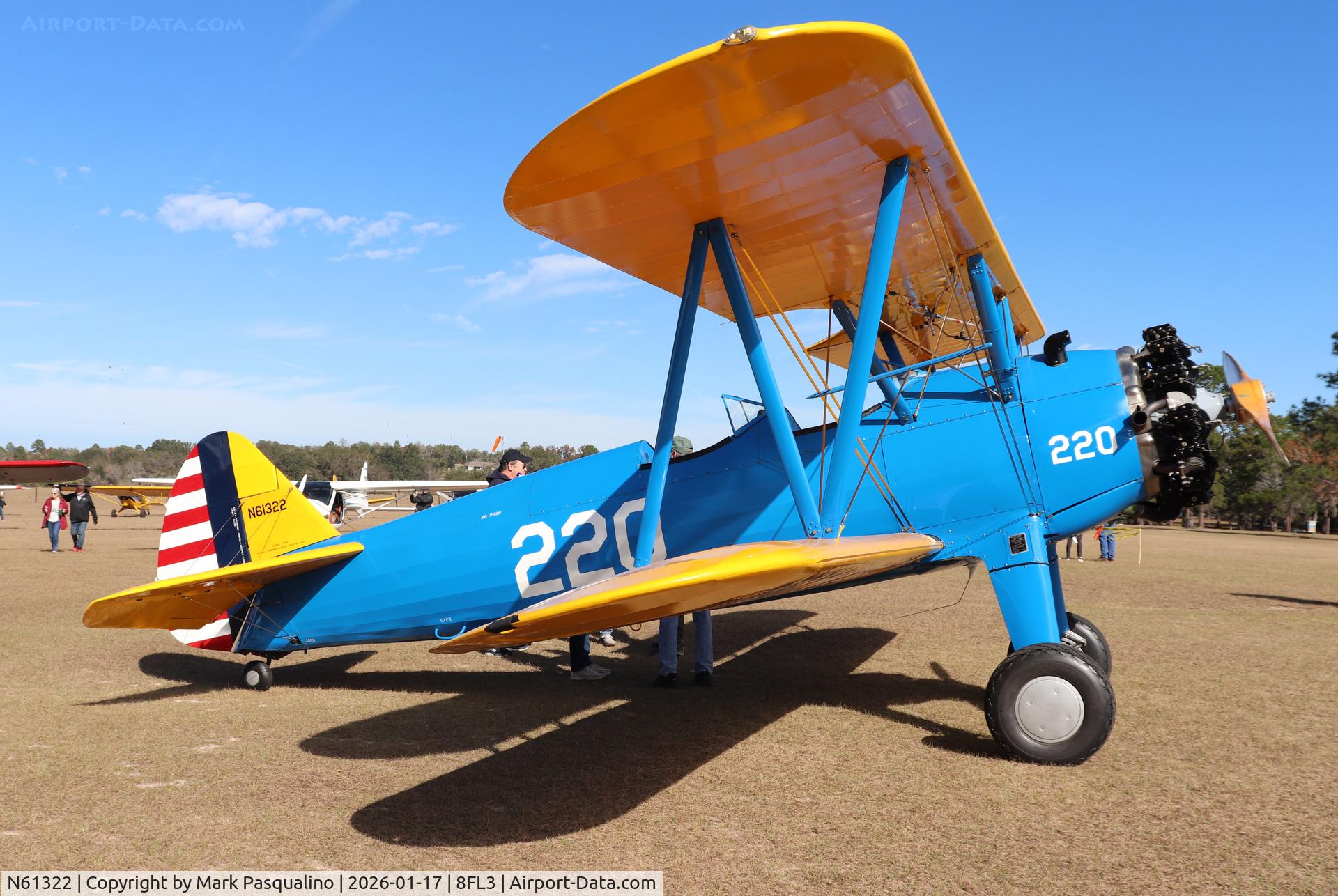 N61322, 1941 Boeing A75N1(PT17) C/N 75-1635, Stearman