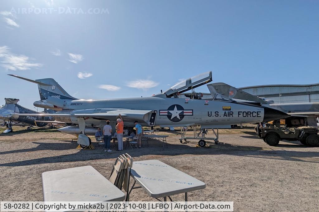 58-0282, 1958 McDonnell F-101B-105-MC Voodoo C/N 654, Preserved