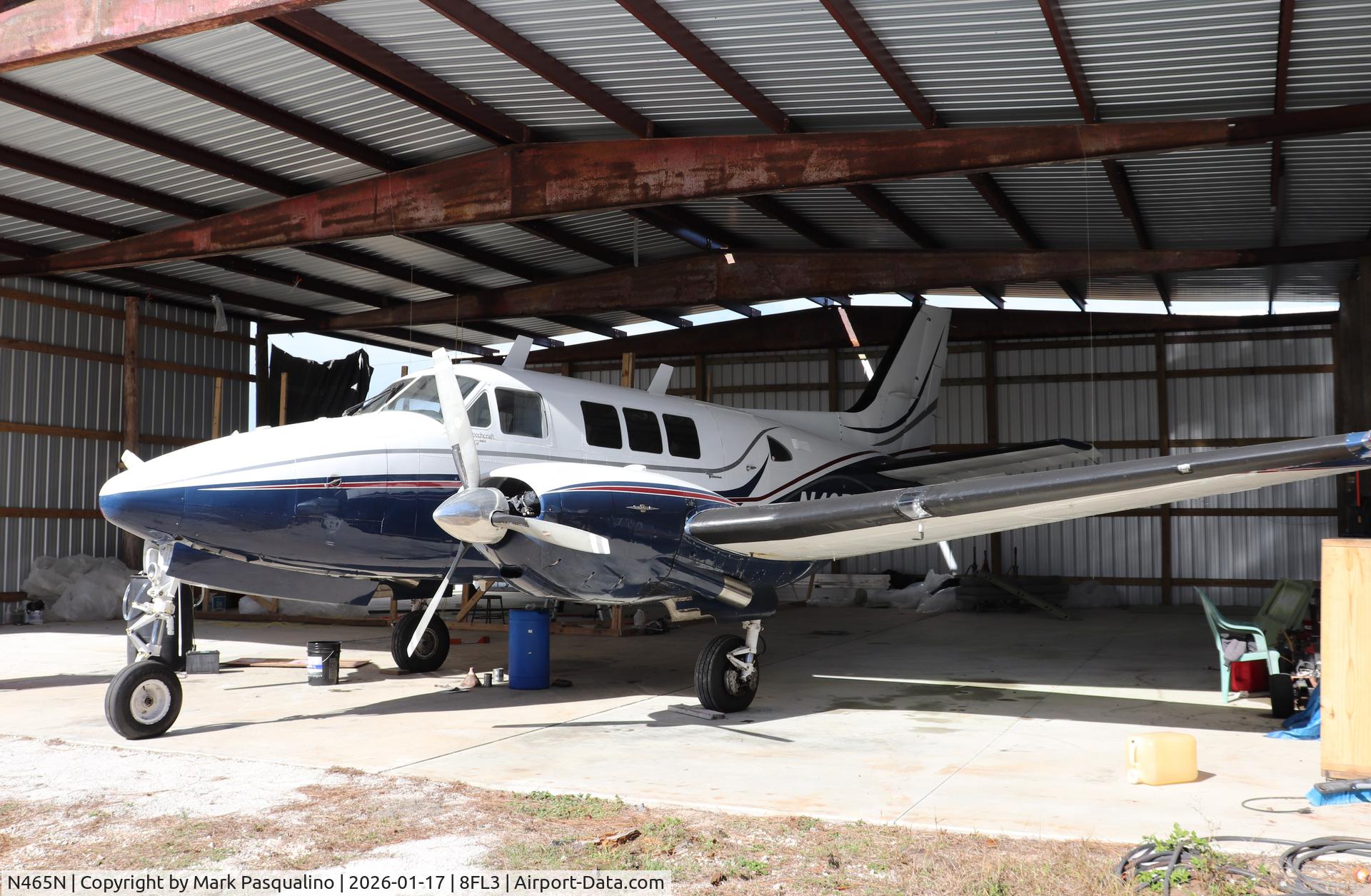 N465N, 1967 Beech A65 Queen Air C/N LC-255, Beech A65