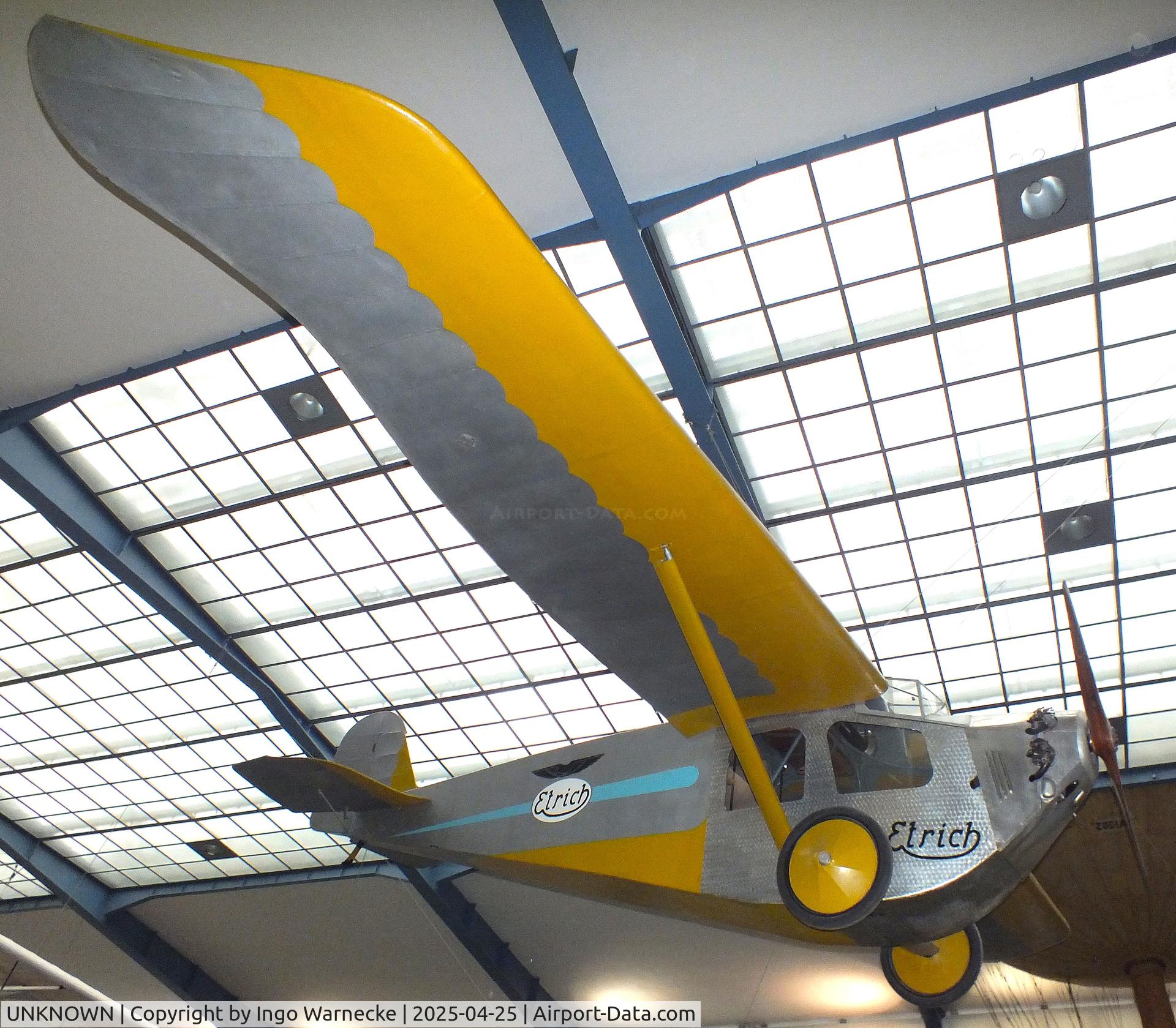 UNKNOWN, 1929 Etrich E VIII Sport-Taube C/N 01, Etrich E VIII Sport-Taube at the NTM (Narodni Technicke Muzeum / National Technical Museum), Prague