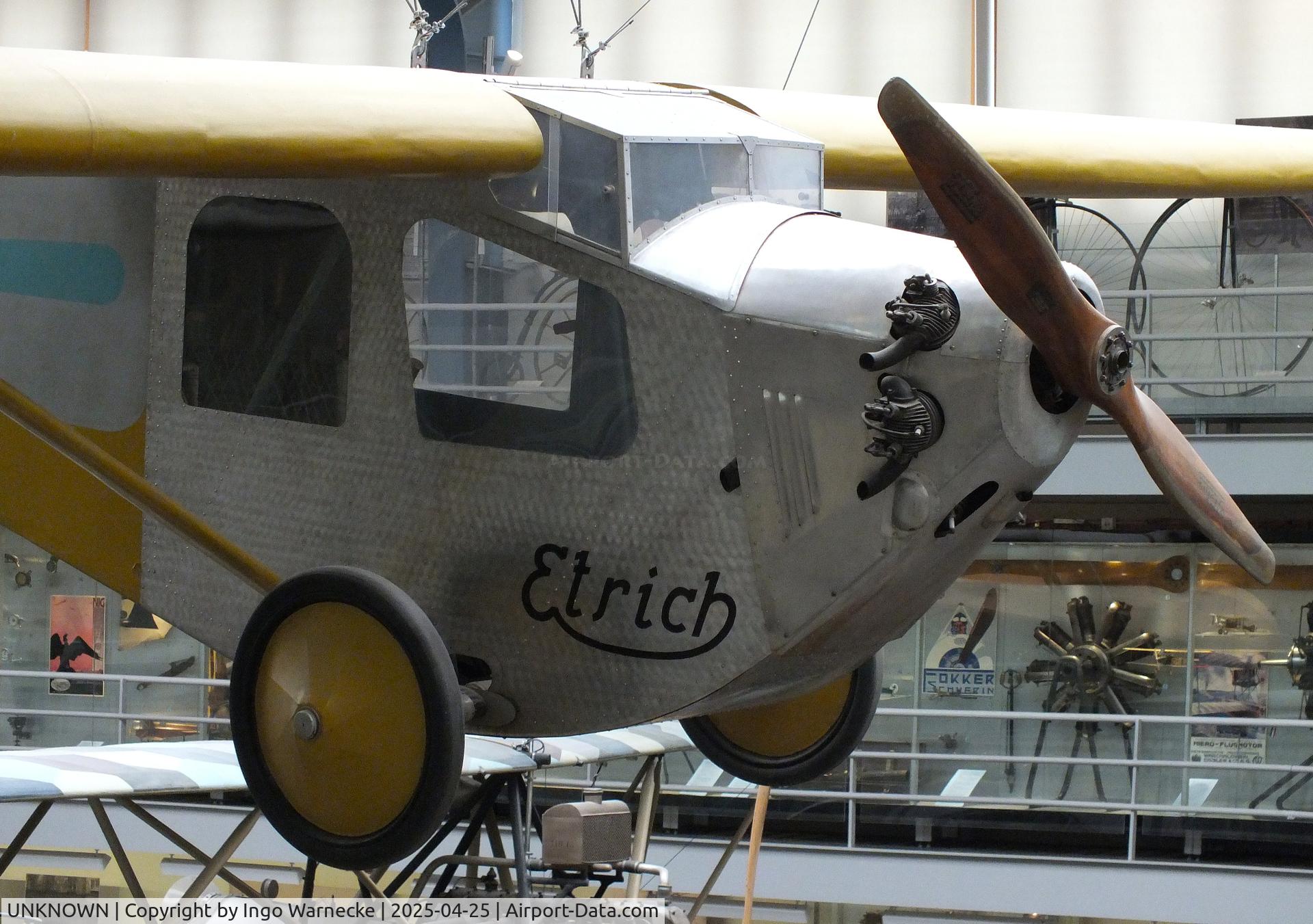 UNKNOWN, 1929 Etrich E VIII Sport-Taube C/N 01, Etrich E VIII Sport-Taube at the NTM (Narodni Technicke Muzeum / National Technical Museum), Prague