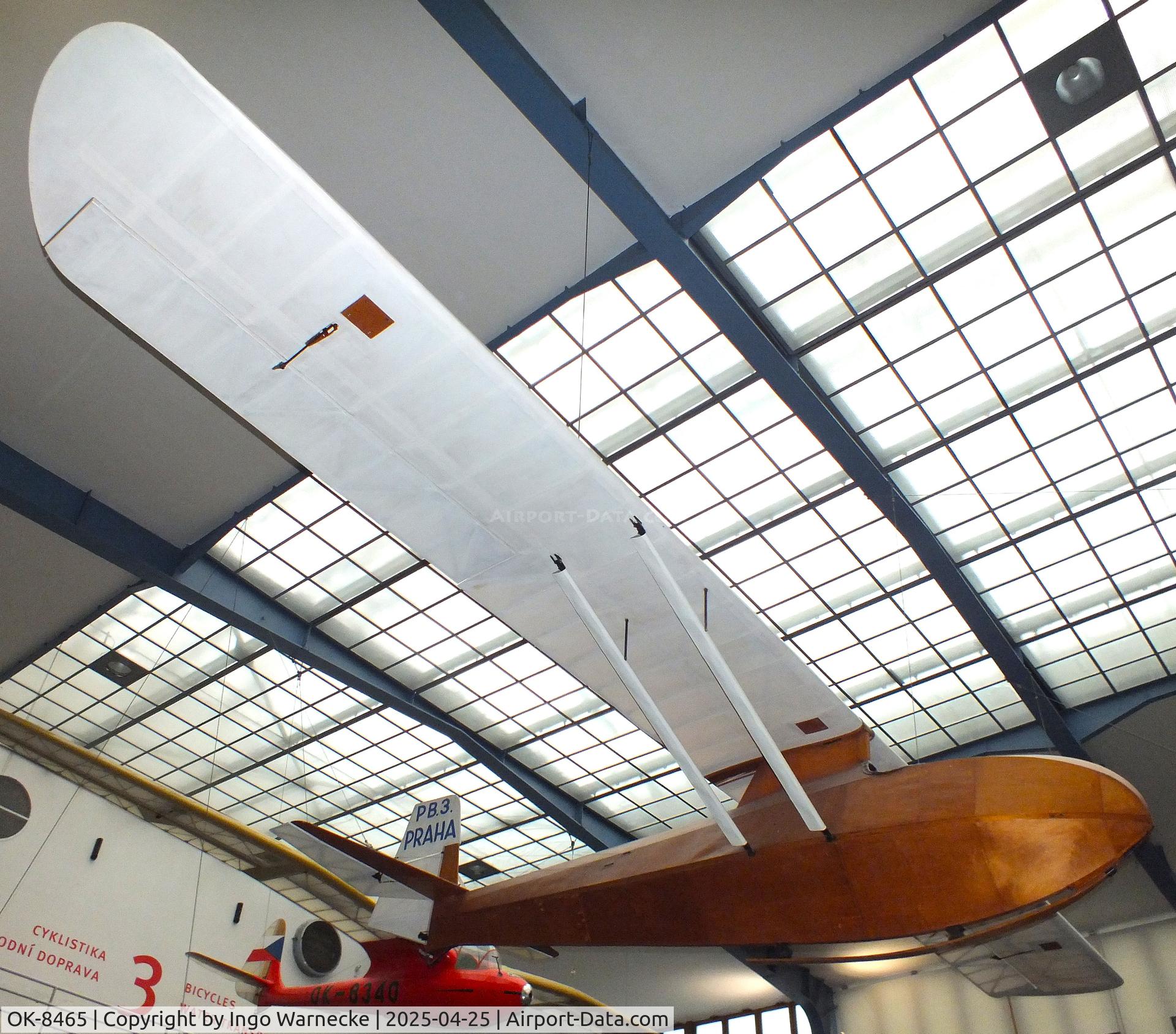 OK-8465, 1937 Praha PB.3 C/N Unknown, Jaroslav Slechta PB.3 Praha I at the NTM (Narodni Technicke Muzeum / National Technical Museum), Prague