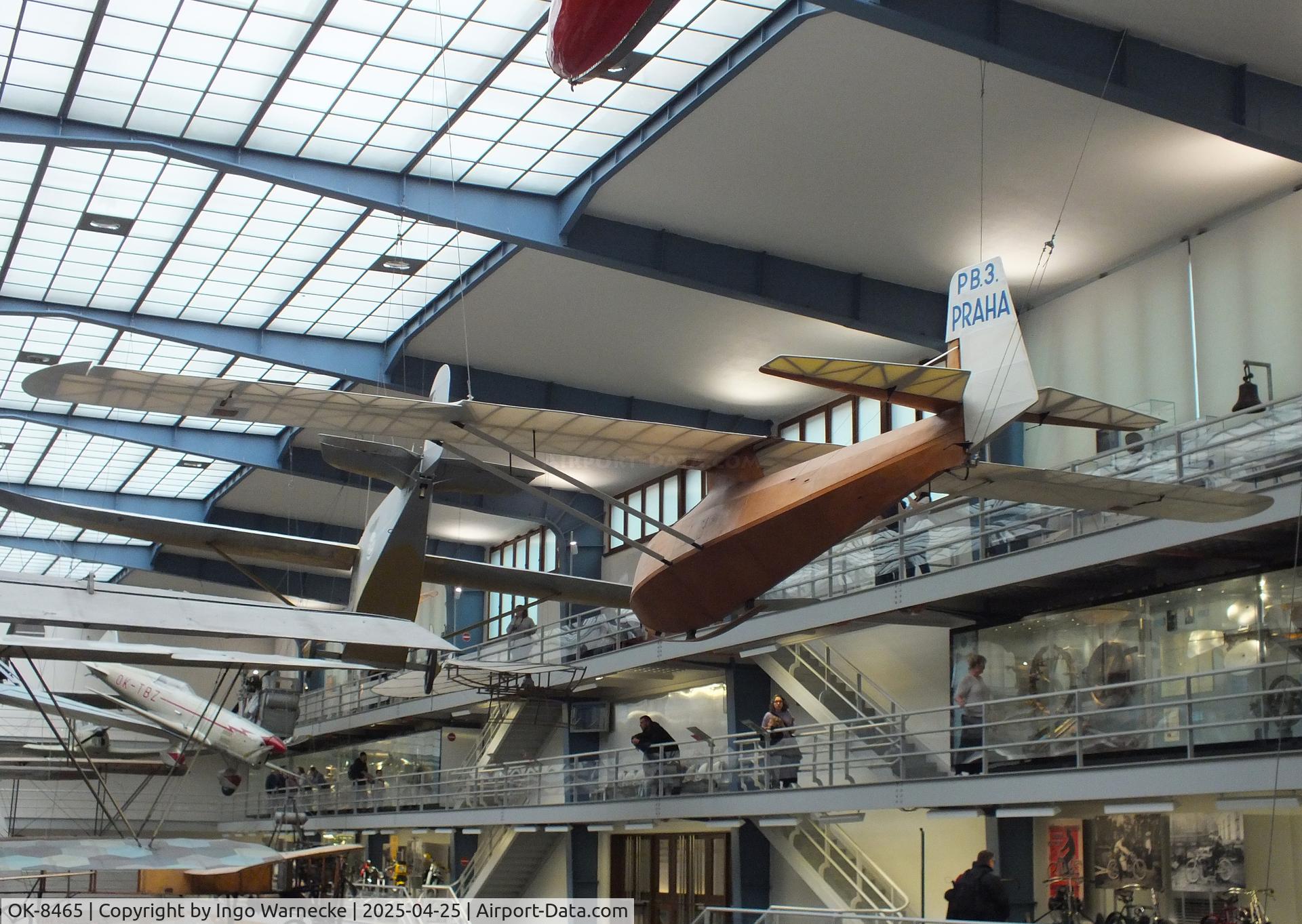 OK-8465, 1937 Praha PB.3 C/N Unknown, Jaroslav Slechta PB.3 Praha I at the NTM (Narodni Technicke Muzeum / National Technical Museum), Prague