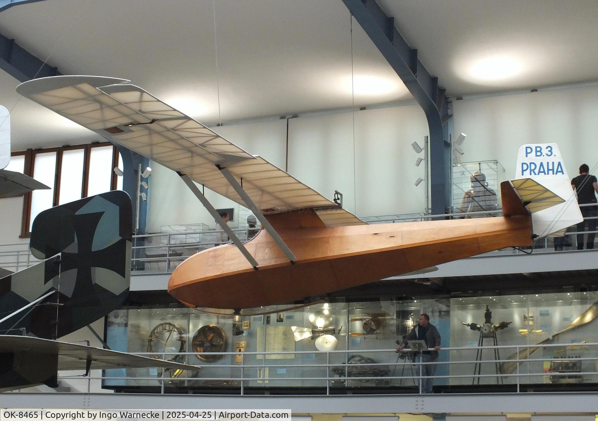 OK-8465, 1937 Praha PB.3 C/N Unknown, Jaroslav Slechta PB.3 Praha I at the NTM (Narodni Technicke Muzeum / National Technical Museum), Prague