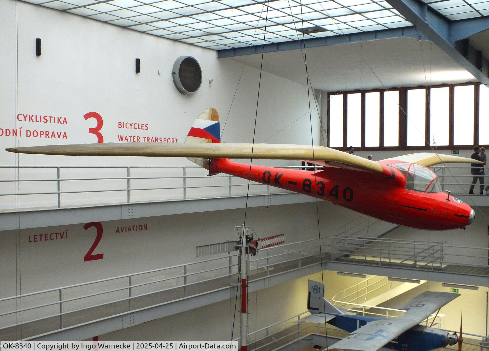 OK-8340, Kantor-Kuklik Racek 3 Mrkev C/N Unknown, Kantor-Kuklik Racek 3 Mrkev at the NTM (Narodni Technicke Muzeum / National Technical Museum), Prague