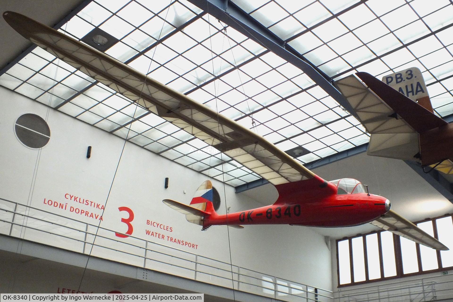 OK-8340, Kantor-Kuklik Racek 3 Mrkev C/N Unknown, Kantor-Kuklik Racek 3 Mrkev at the NTM (Narodni Technicke Muzeum / National Technical Museum), Prague