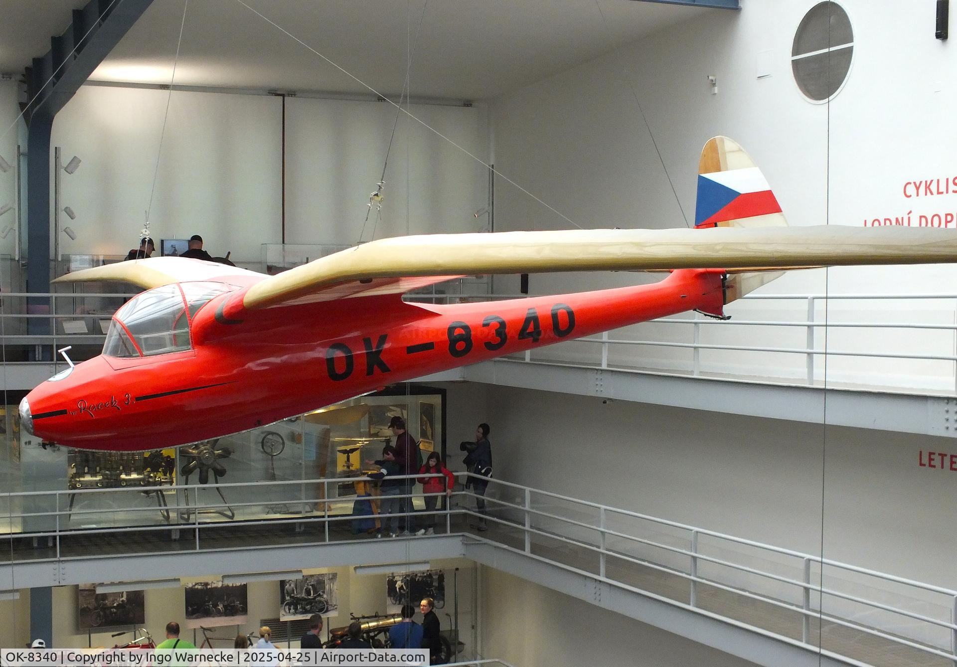 OK-8340, Kantor-Kuklik Racek 3 Mrkev C/N Unknown, Kantor-Kuklik Racek 3 Mrkev at the NTM (Narodni Technicke Muzeum / National Technical Museum), Prague