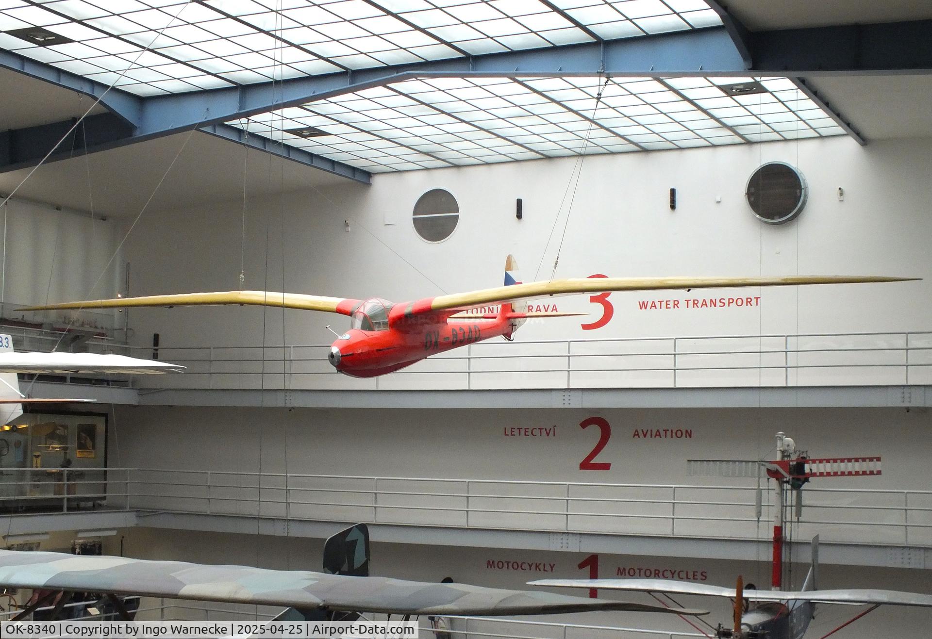 OK-8340, Kantor-Kuklik Racek 3 Mrkev C/N Unknown, Kantor-Kuklik Racek 3 Mrkev at the NTM (Narodni Technicke Muzeum / National Technical Museum), Prague