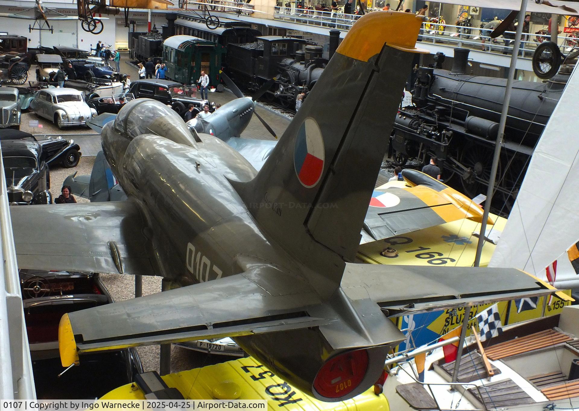 0107, Aero L-39C Albatros C/N 230107, Aero L-39C Albatros at the NTM (Narodni Technicke Muzeum / National Technical Museum), Prague