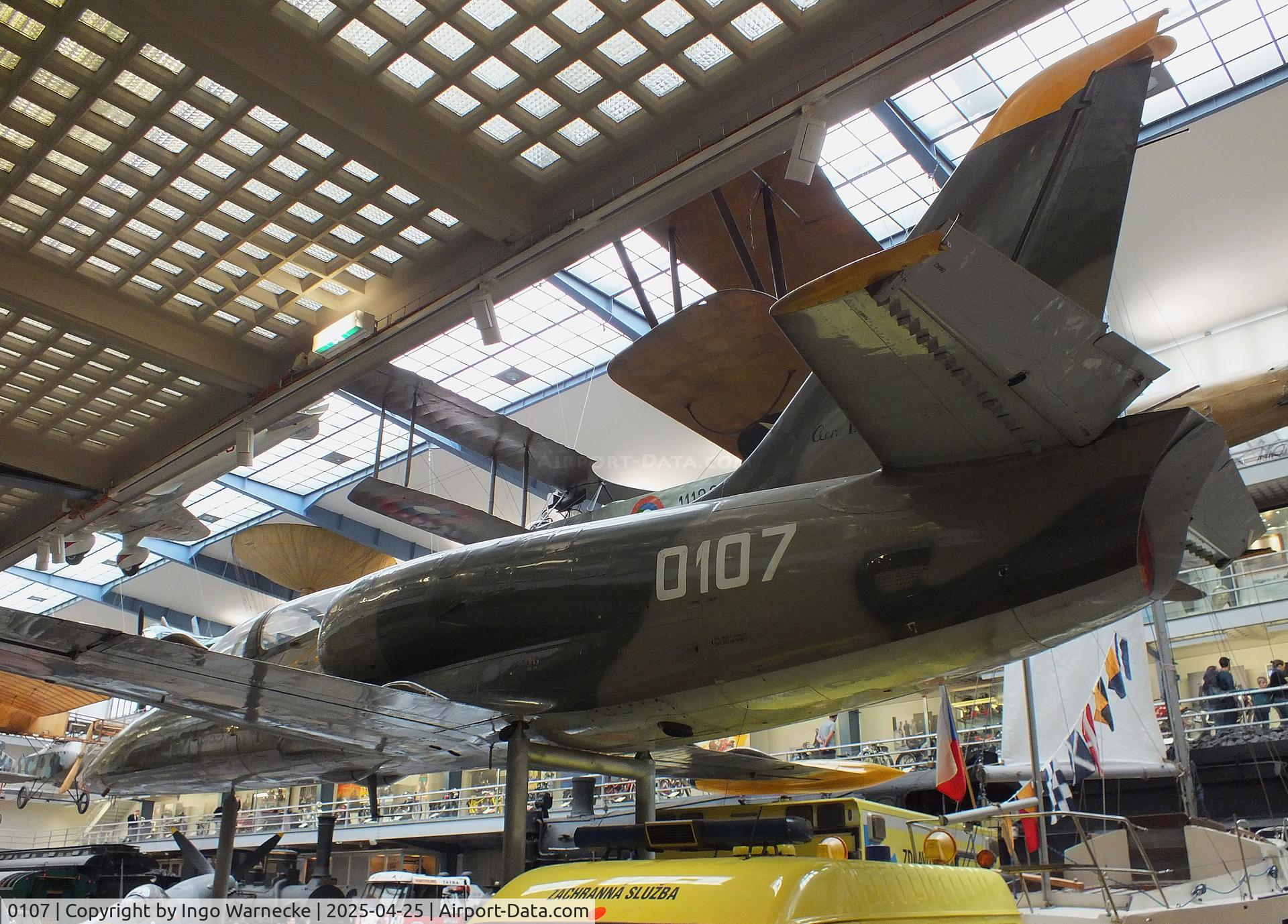 0107, Aero L-39C Albatros C/N 230107, Aero L-39C Albatros at the NTM (Narodni Technicke Muzeum / National Technical Museum), Prague