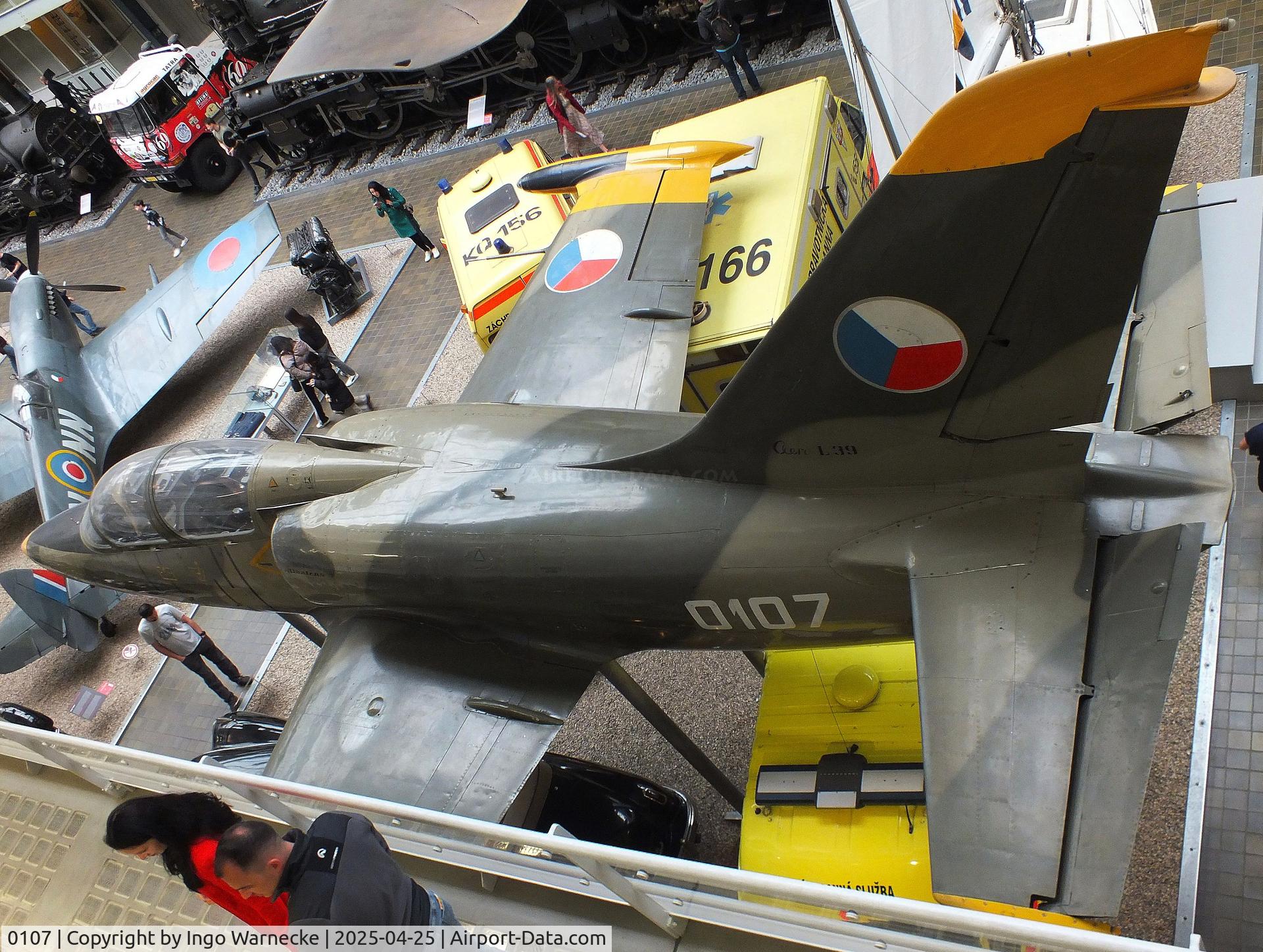 0107, Aero L-39C Albatros C/N 230107, Aero L-39C Albatros at the NTM (Narodni Technicke Muzeum / National Technical Museum), Prague