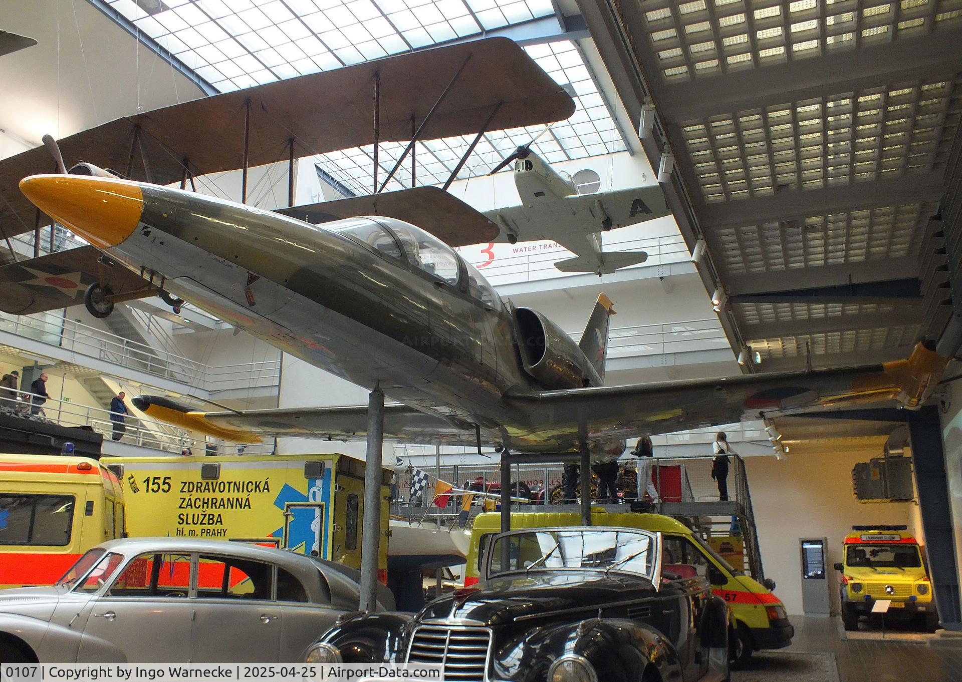 0107, Aero L-39C Albatros C/N 230107, Aero L-39C Albatros at the NTM (Narodni Technicke Muzeum / National Technical Museum), Prague