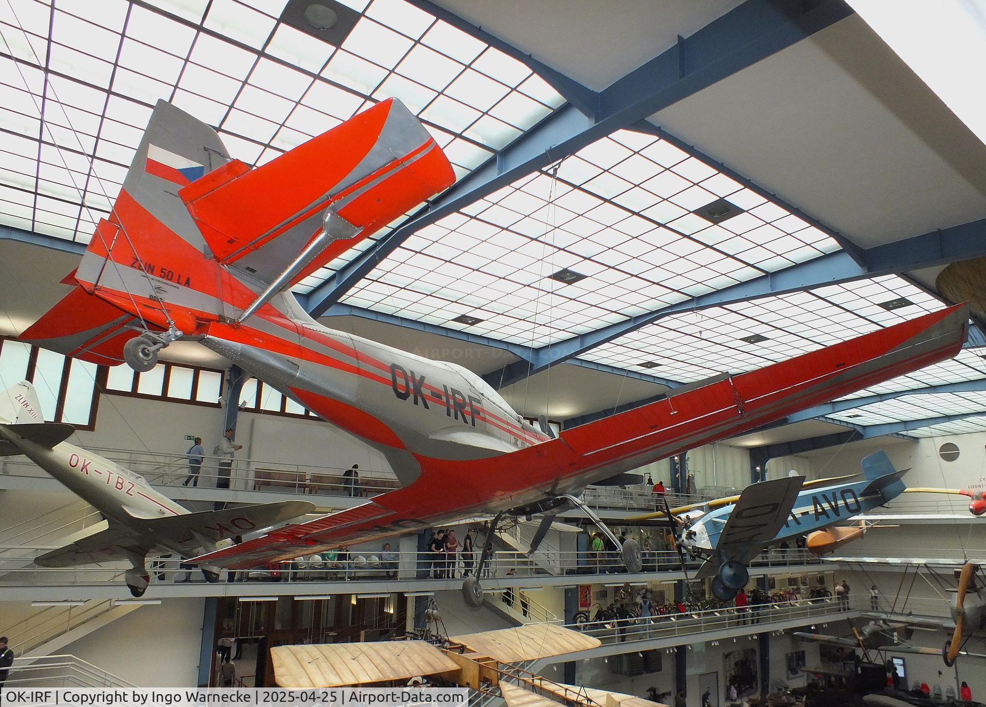 OK-IRF, Zlin Z-50LA C/N 016, Zlin Z-50LA at the NTM (Narodni Technicke Muzeum / National Technical Museum), Prague