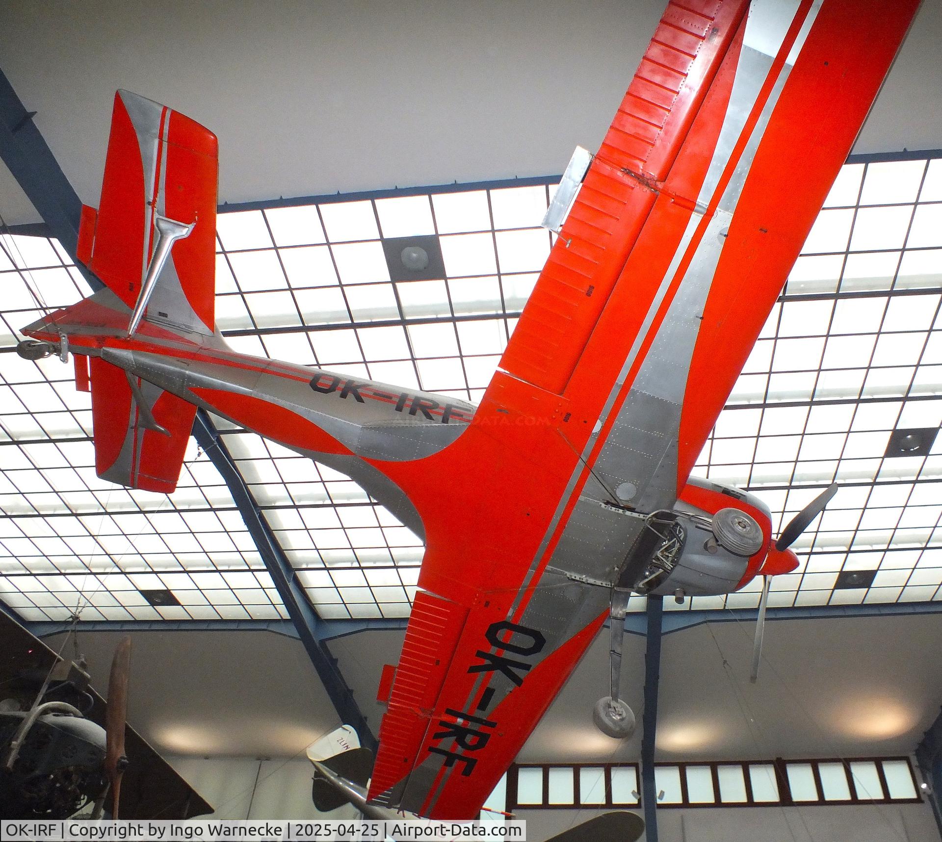 OK-IRF, Zlin Z-50LA C/N 016, Zlin Z-50LA at the NTM (Narodni Technicke Muzeum / National Technical Museum), Prague