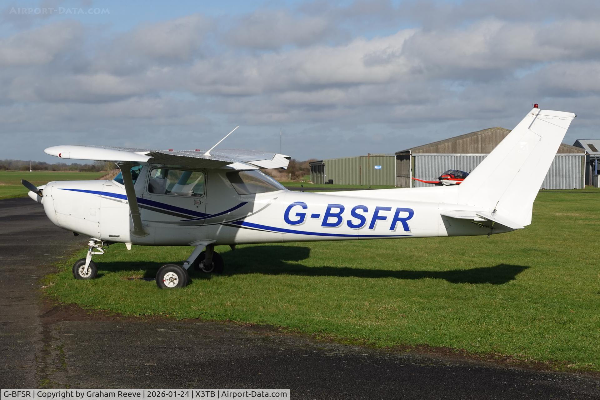 G-BFSR, 1969 Reims Cessna F150J C/N 0504, Parked at Tibenham.