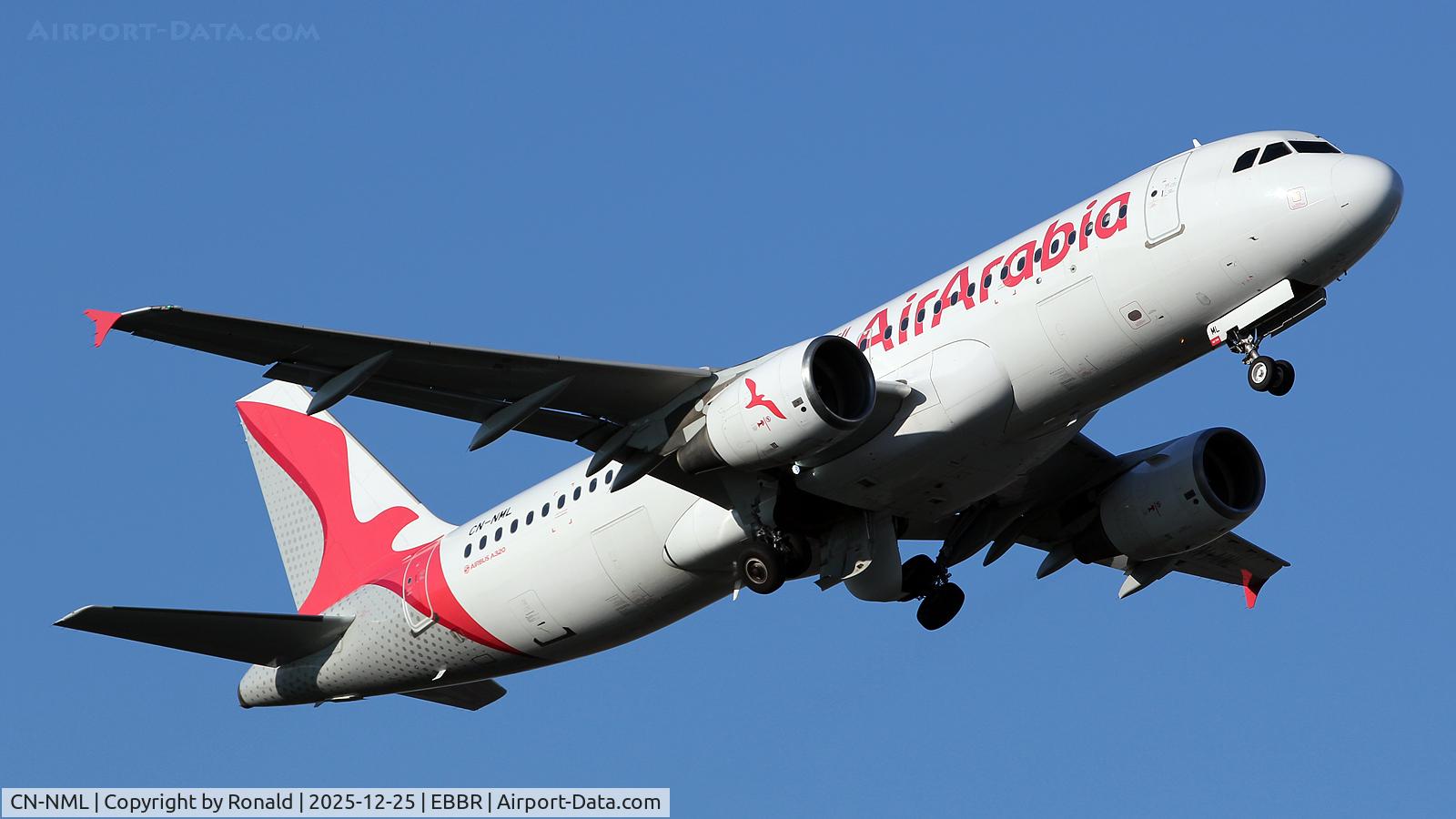 CN-NML, 2011 Airbus A320-214 C/N 4848, at ebbr