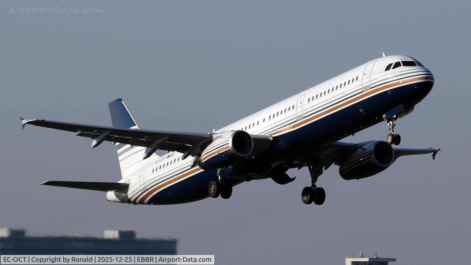 EC-OCT, 2012 Airbus A321-231 C/N 5350, at ebbr