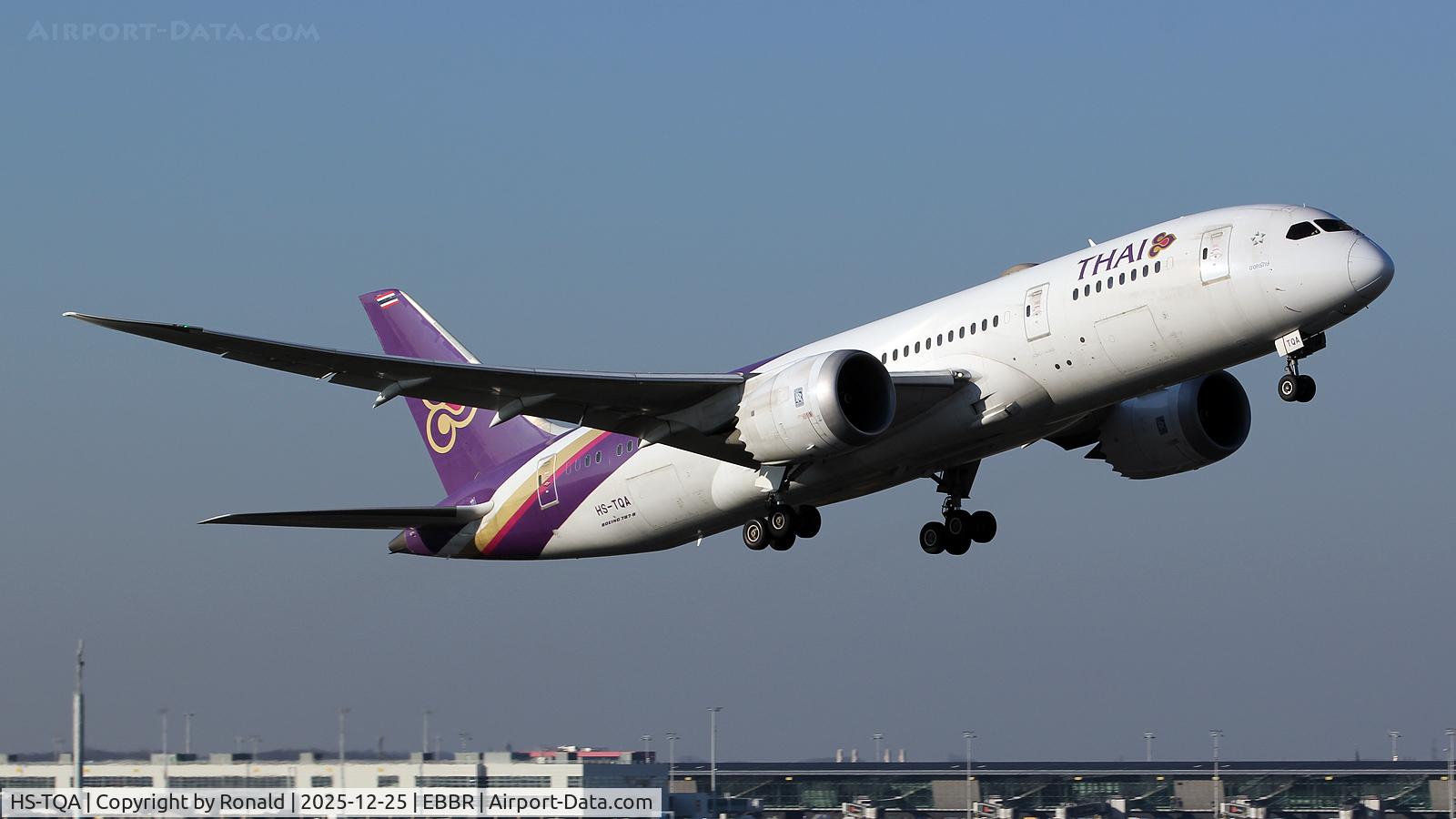 HS-TQA, 2014 Boeing 787-8 Dreamliner C/N 35315, at ebbr