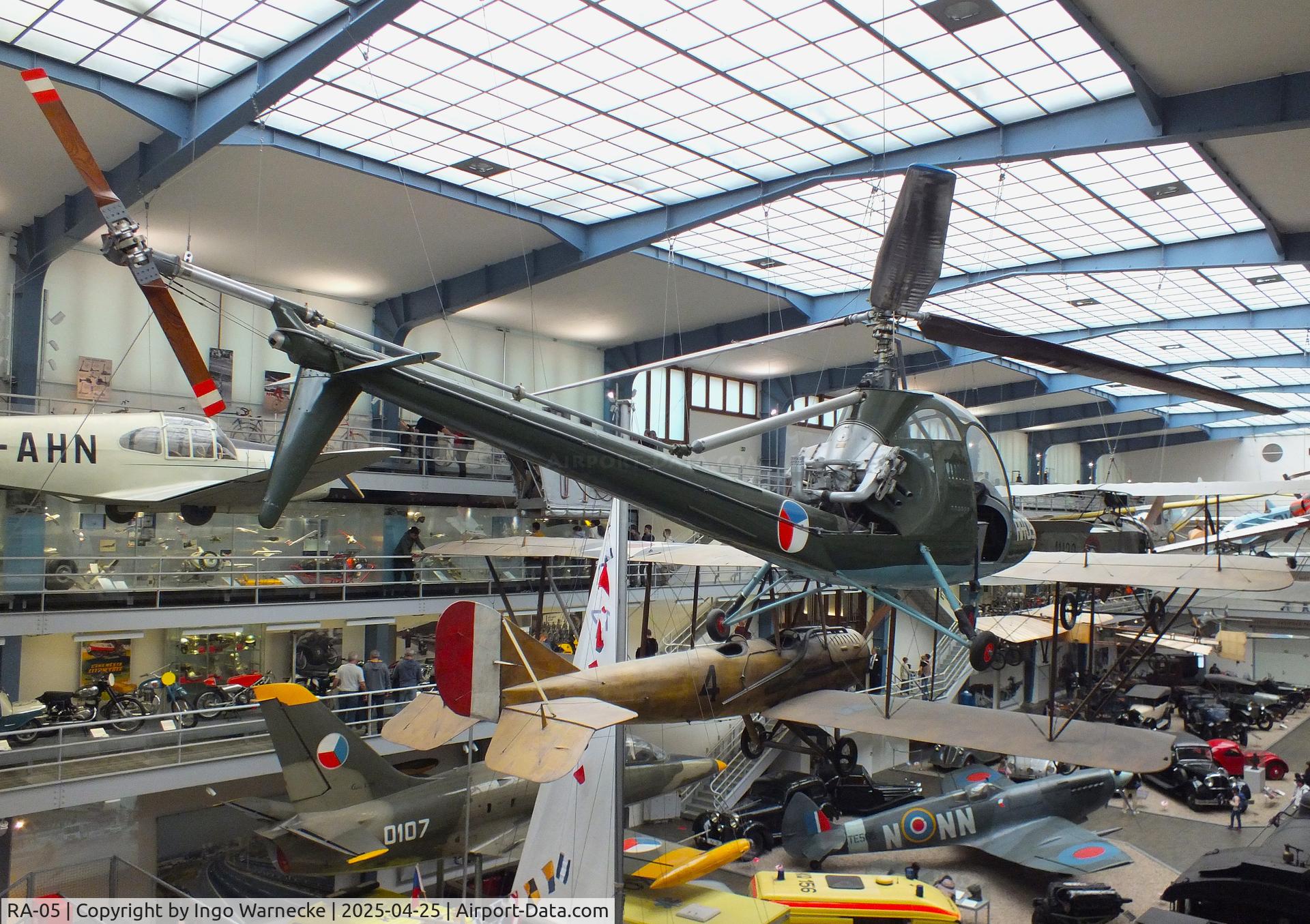 RA-05, Vykumny a Zkusebny Letecky Ustav HC-2 Heli-Baby C/N B, Aero HC-2 Heli-Baby at the NTM (Narodni Technicke Muzeum / National Technical Museum), Prague