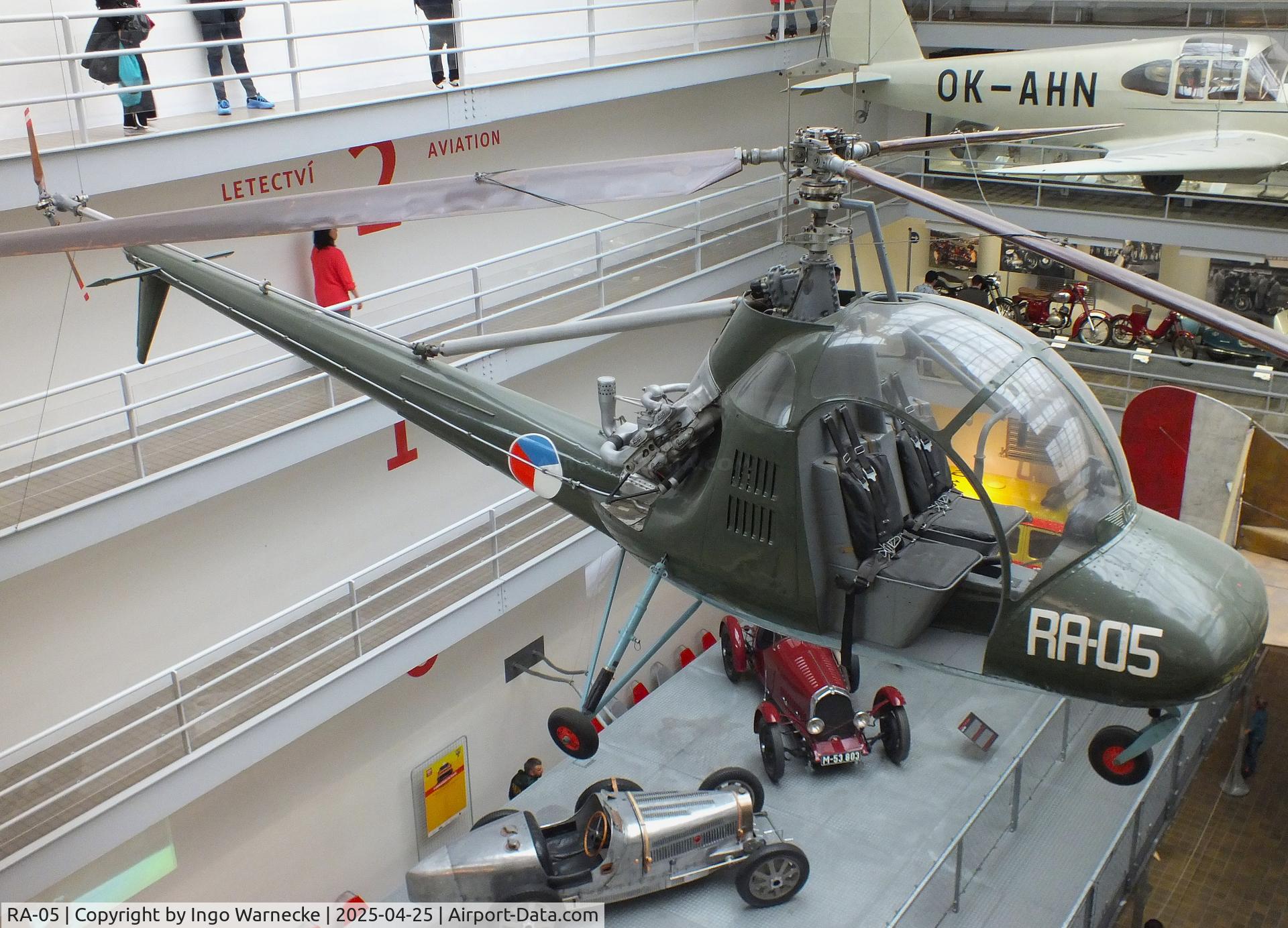 RA-05, Vykumny a Zkusebny Letecky Ustav HC-2 Heli-Baby C/N B, Aero HC-2 Heli-Baby at the NTM (Narodni Technicke Muzeum / National Technical Museum), Prague