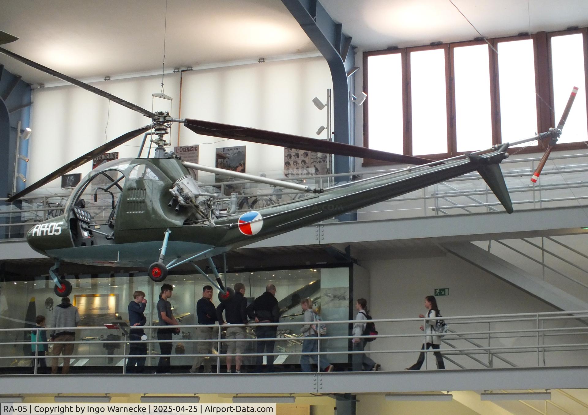 RA-05, Vykumny a Zkusebny Letecky Ustav HC-2 Heli-Baby C/N B, Aero HC-2 Heli-Baby at the NTM (Narodni Technicke Muzeum / National Technical Museum), Prague