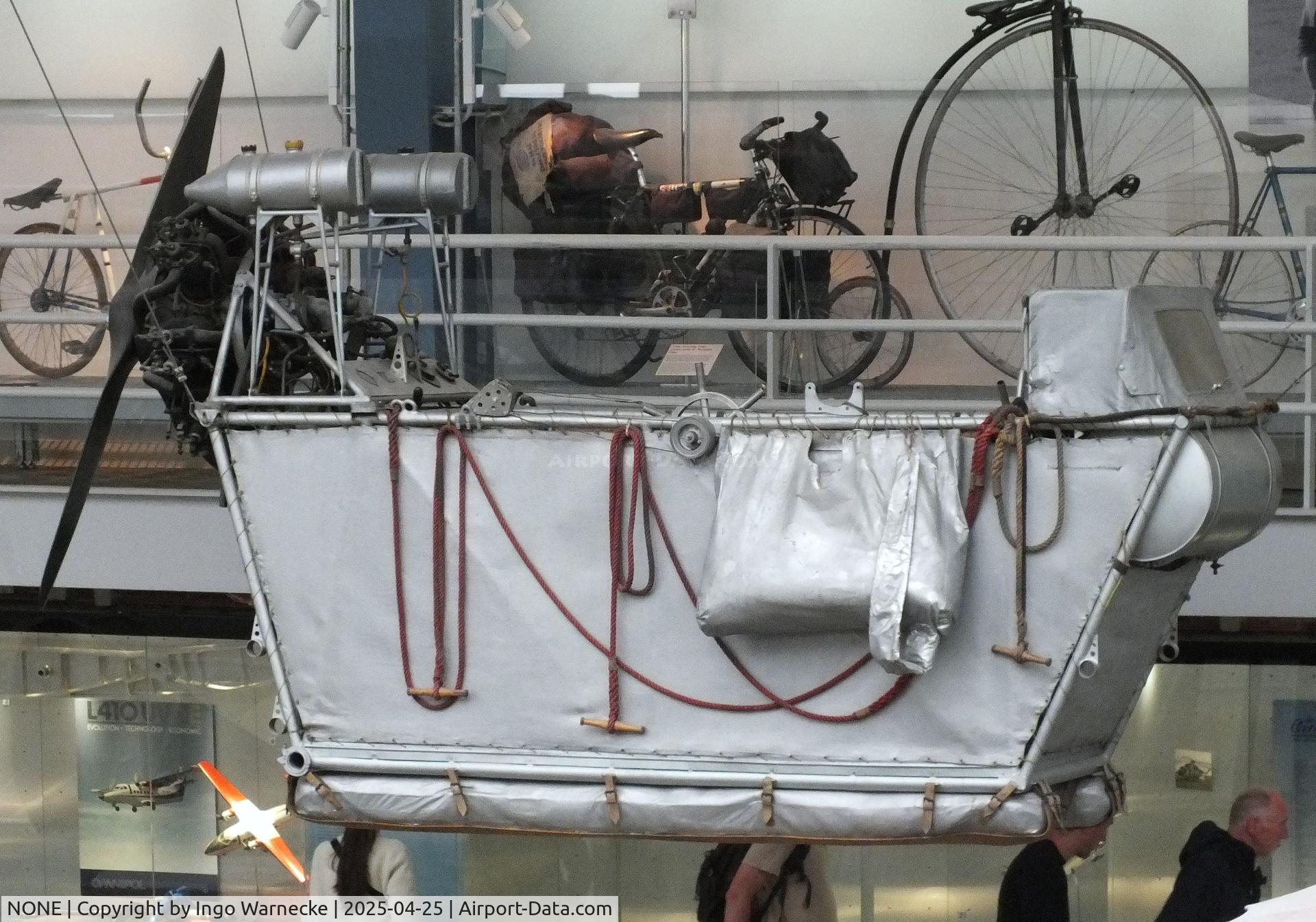 NONE, 1934 Matador / Riedinger Type K balloon engine nacelle C/N not found_Type K, engine gondola for temporary use with observation balloons of Riedinger Type K (built in Czechoslovakia by Matador, used with balloons K-24 and K-25) at the NTM (Narodni Technicke Muzeum / National Technical Museum), Prague