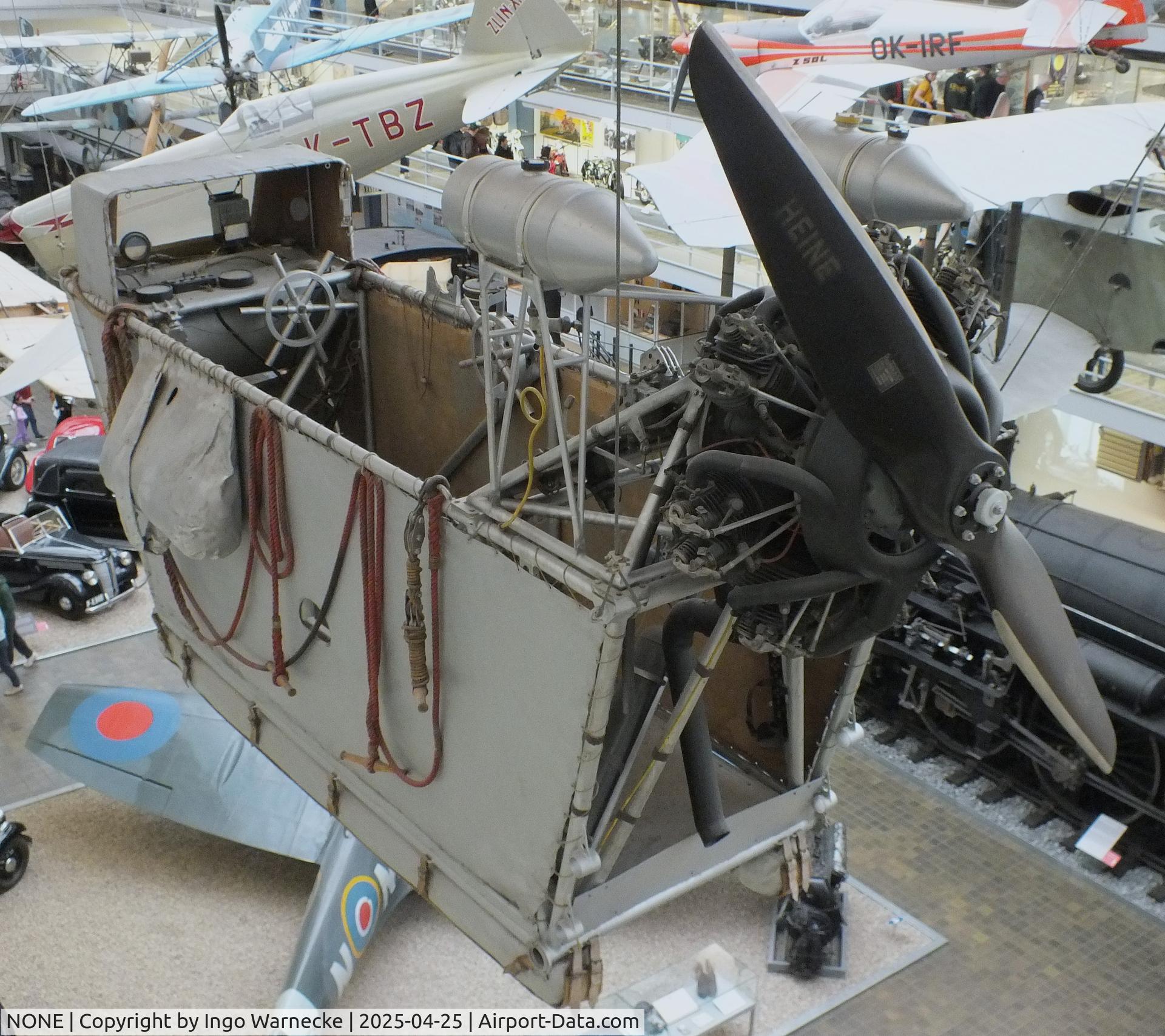 NONE, 1934 Matador / Riedinger Type K balloon engine nacelle C/N not found_Type K, engine gondola for temporary use with observation balloons of Riedinger Type K (built in Czechoslovakia by Matador, used with balloons K-24 and K-25) at the NTM (Narodni Technicke Muzeum / National Technical Museum), Prague