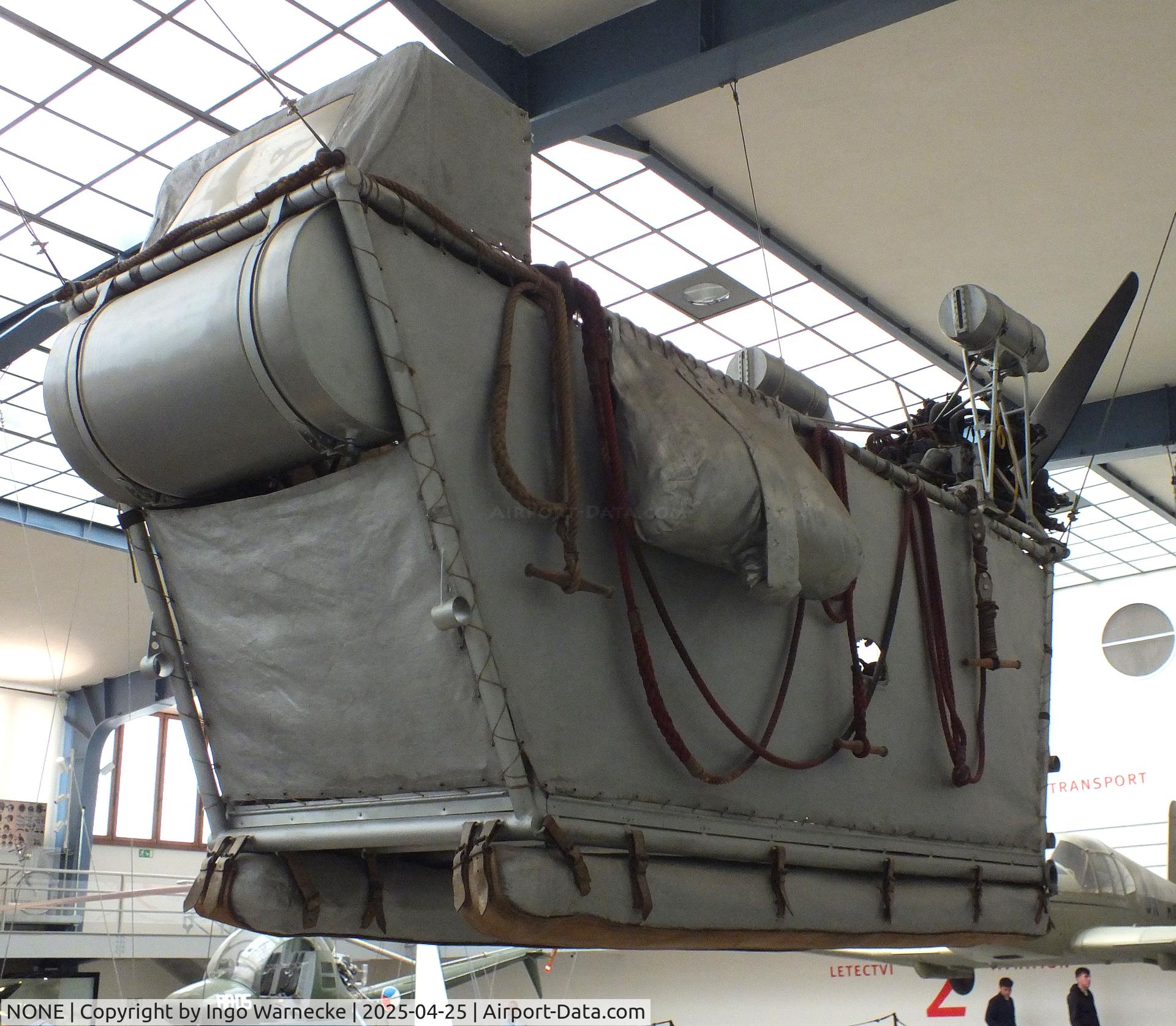 NONE, 1934 Matador / Riedinger Type K balloon engine nacelle C/N not found_Type K, engine gondola for temporary use with observation balloons of Riedinger Type K (built in Czechoslovakia by Matador, used with balloons K-24 and K-25) at the NTM (Narodni Technicke Muzeum / National Technical Museum), Prague