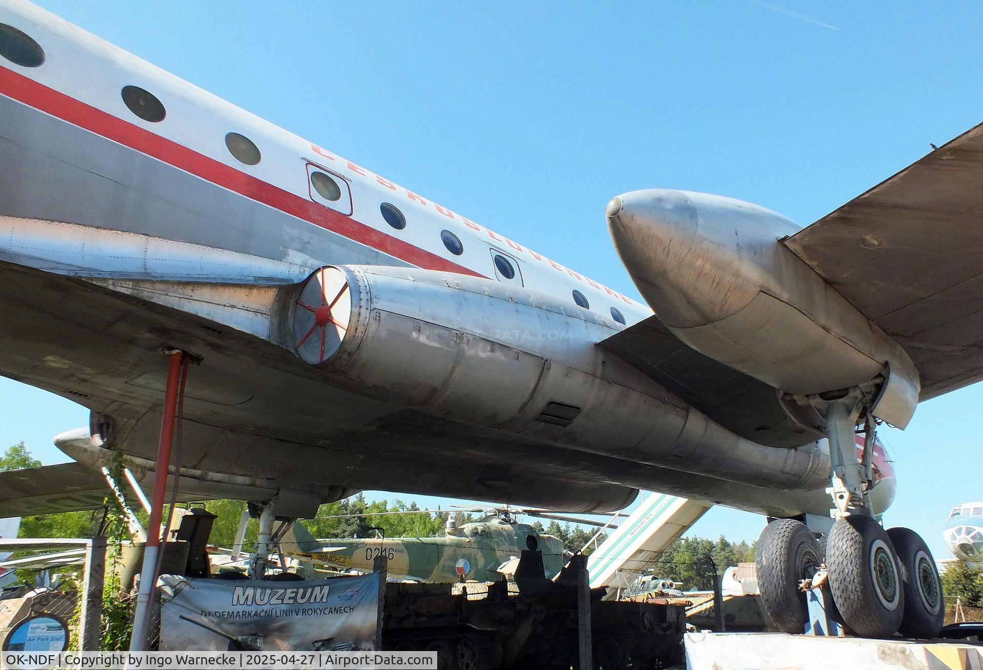 OK-NDF, 1958 Tupolev Tu-104A C/N 8350801, Tupolev Tu-104A CAMEL at the Air Park Zruč-Senec