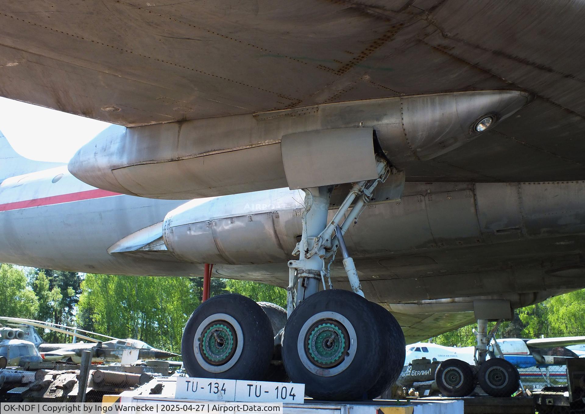 OK-NDF, 1958 Tupolev Tu-104A C/N 8350801, Tupolev Tu-104A CAMEL at the Air Park Zruč-Senec