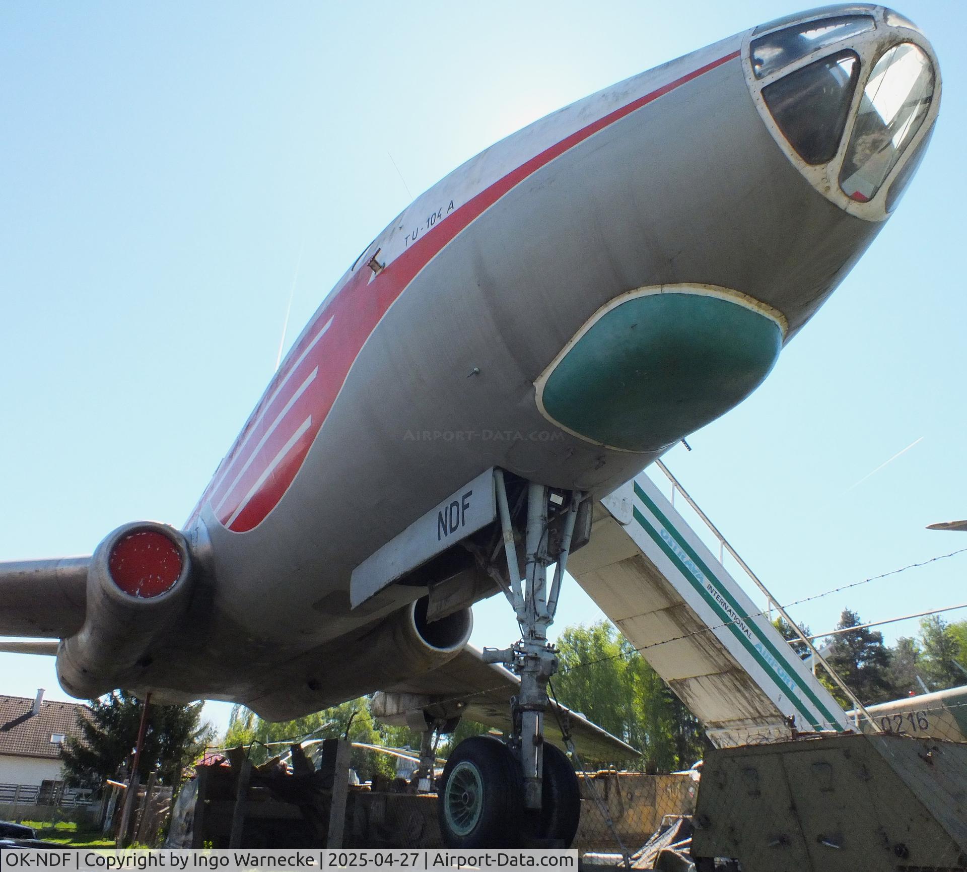 OK-NDF, 1958 Tupolev Tu-104A C/N 8350801, Tupolev Tu-104A CAMEL at the Air Park Zruč-Senec