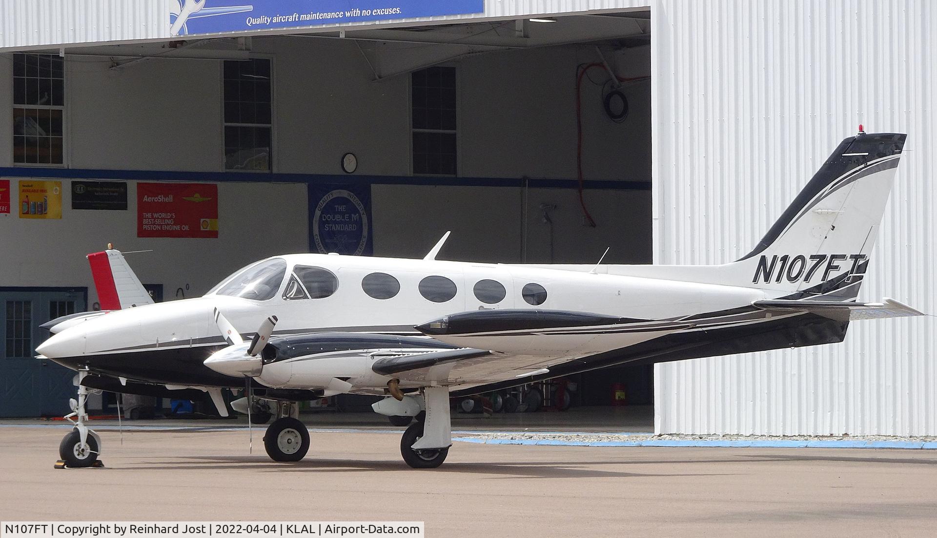 N107FT, 1979 Cessna 340A C/N 340A0909, At Lakeland Linder Airport, FL