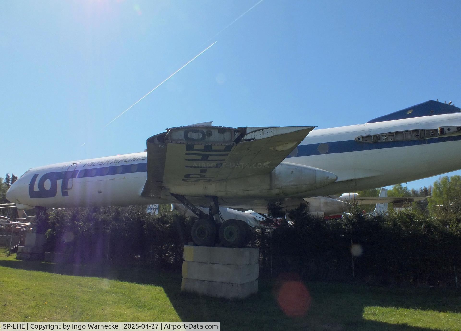 SP-LHE, 1976 Tupolev Tu-134A C/N 48405, Tupolev Tu-134A CRUSTY (outer wings/engines/tail dismounted) at the Air Park Zruč-Senec