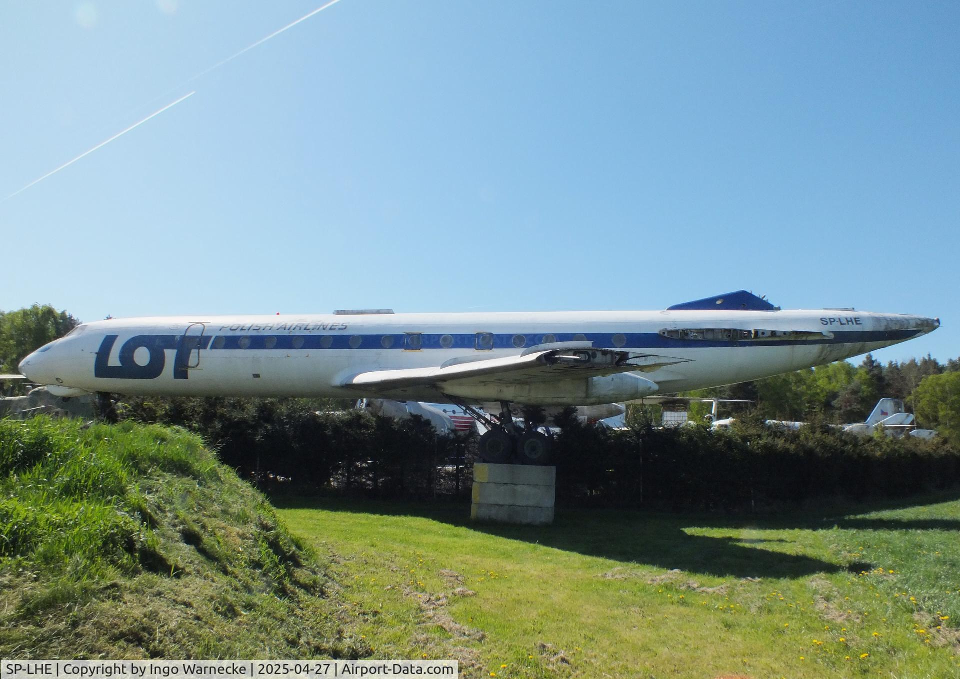 SP-LHE, 1976 Tupolev Tu-134A C/N 48405, Tupolev Tu-134A CRUSTY (outer wings/engines/tail dismounted) at the Air Park Zruč-Senec
