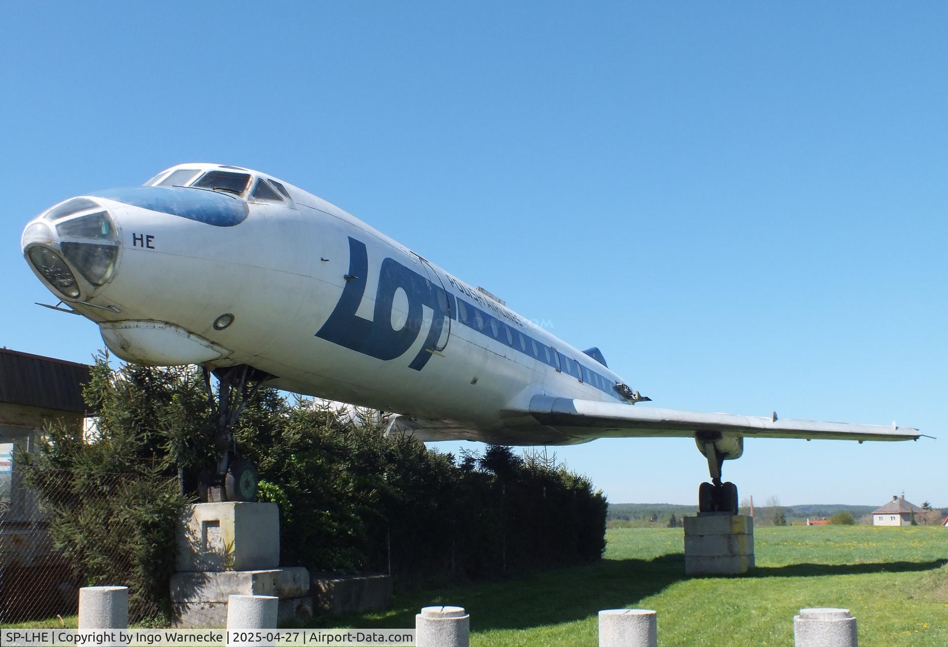 SP-LHE, 1976 Tupolev Tu-134A C/N 48405, Tupolev Tu-134A CRUSTY (outer wings/engines/tail dismounted) at the Air Park Zruč-Senec