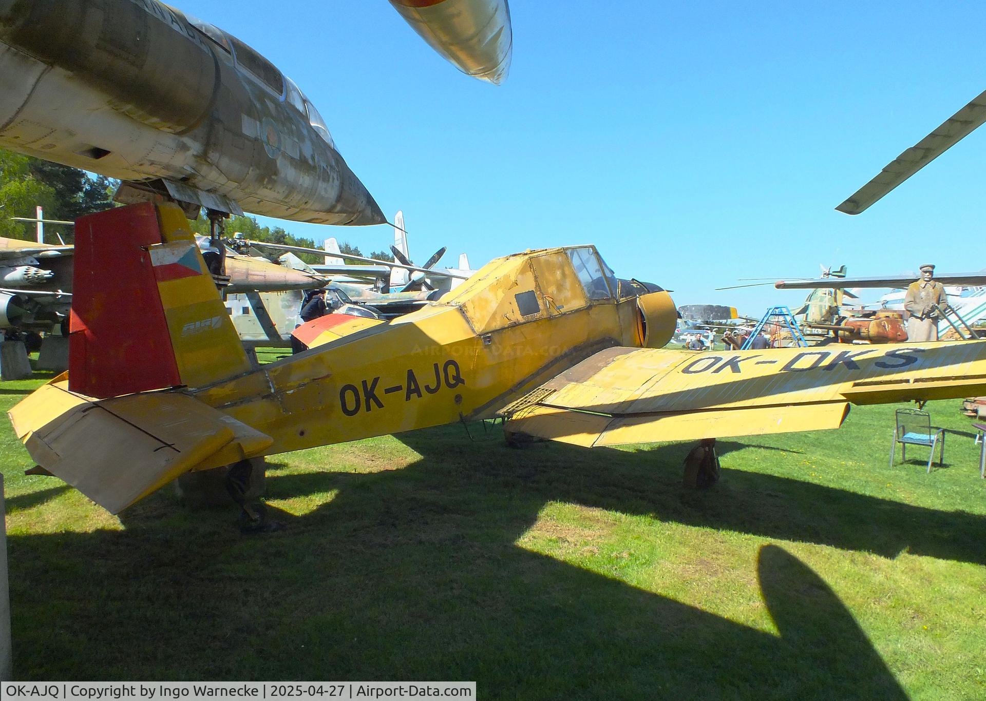 OK-AJQ, Let Z-37A Cmelak C/N 11-17, LET/Zlin Z-37A Cmelak (starboard wing taken from 'OK-DKS') at the Air Park Zruč-Senec