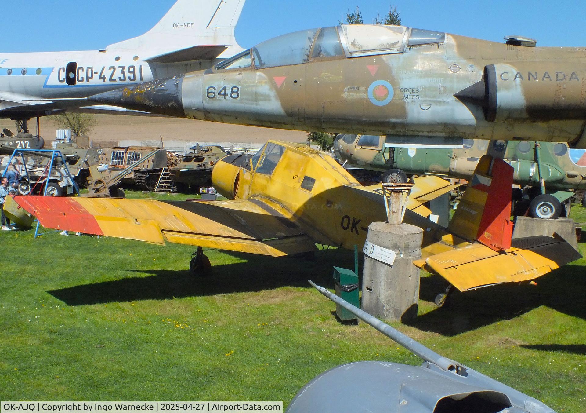 OK-AJQ, Let Z-37A Cmelak C/N 11-17, LET/Zlin Z-37A Cmelak (starboard wing taken from 'OK-DKS') at the Air Park Zruč-Senec