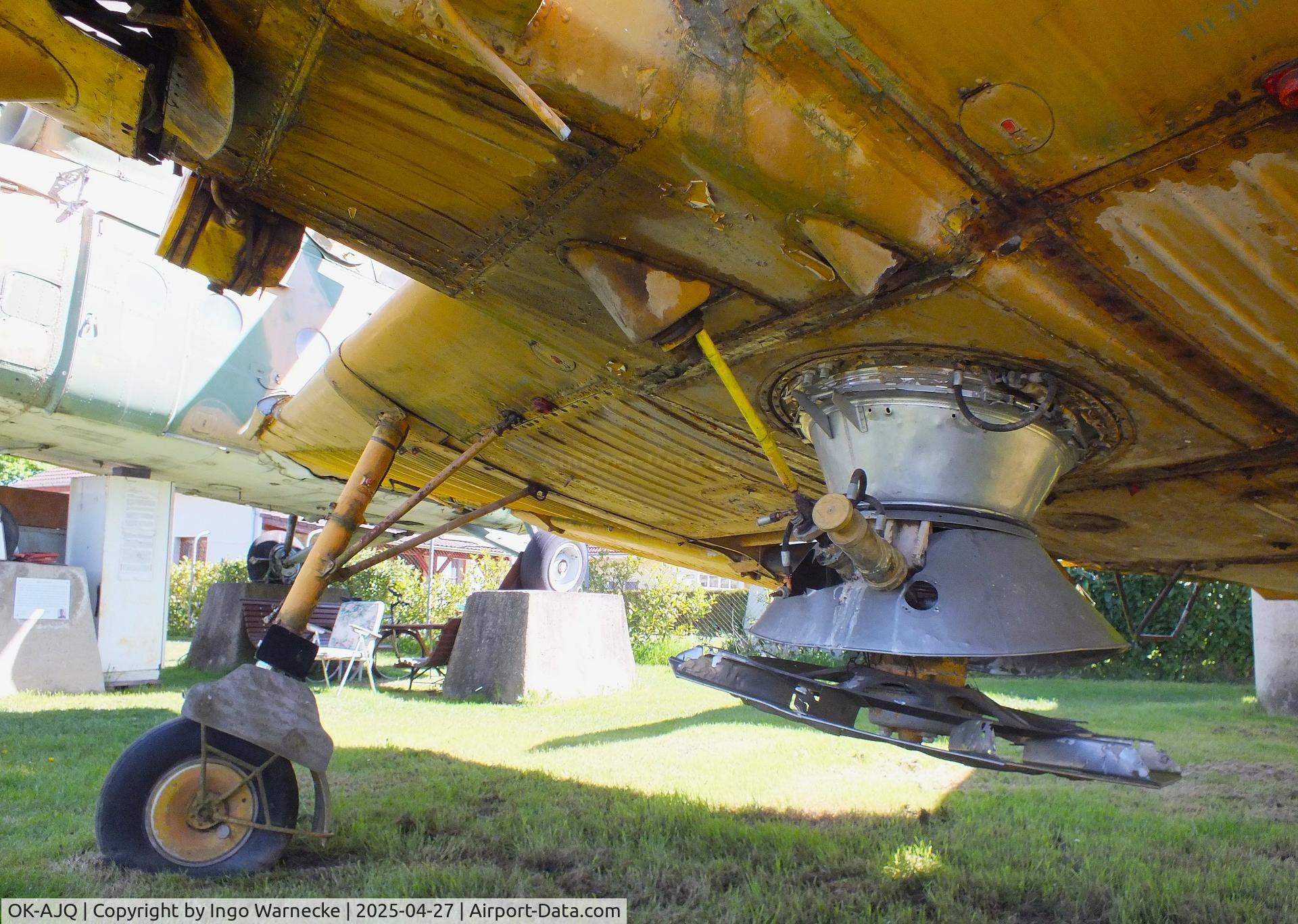 OK-AJQ, Let Z-37A Cmelak C/N 11-17, LET/Zlin Z-37A Cmelak (starboard wing taken from 'OK-DKS') at the Air Park Zruč-Senec