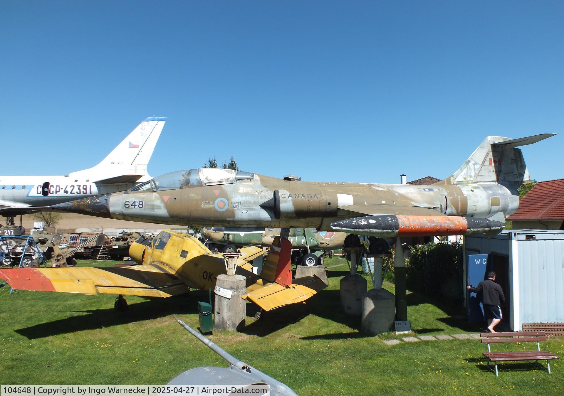 104648, Lockheed CF-104D Starfighter C/N 583A-5318, Lockheed CF-104D Starfighter at the Air Park Zruč-Senec